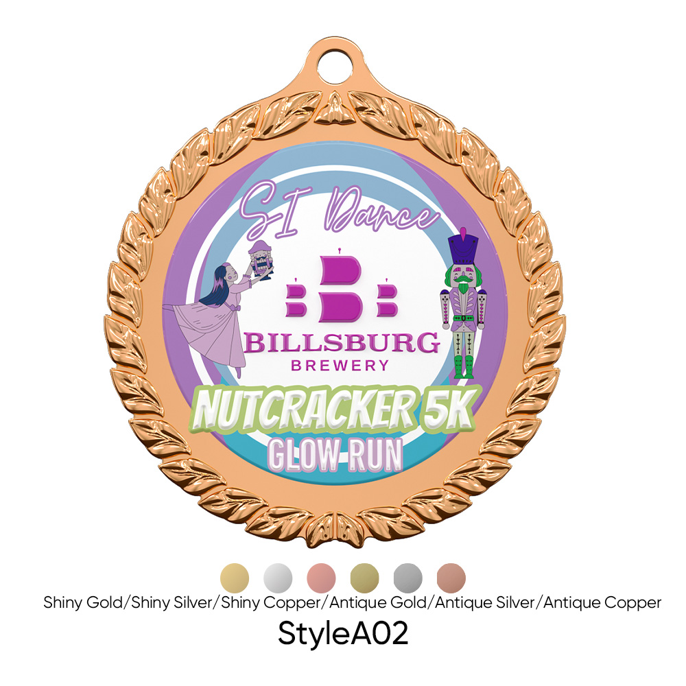 2" UV Printed Medals 8