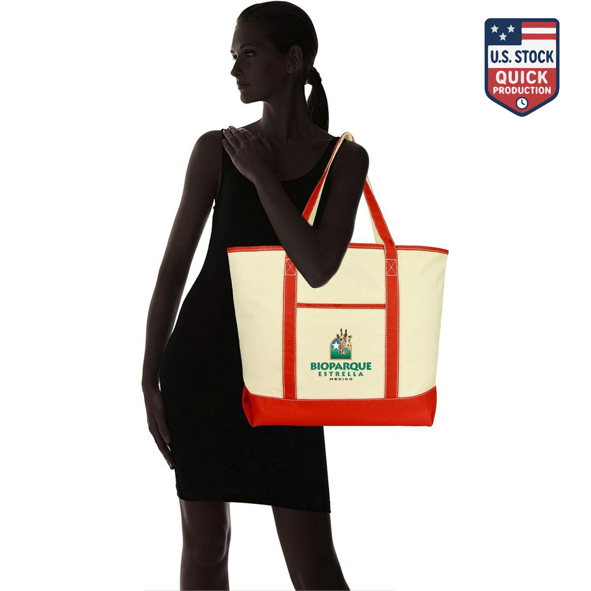 DailyMate Heavy Canvas Deluxe Large Tote Bag 14