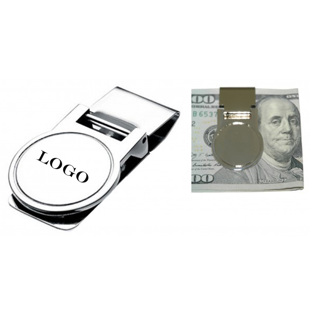 CHROMEPLATED BRASS MONEY CLIP 2