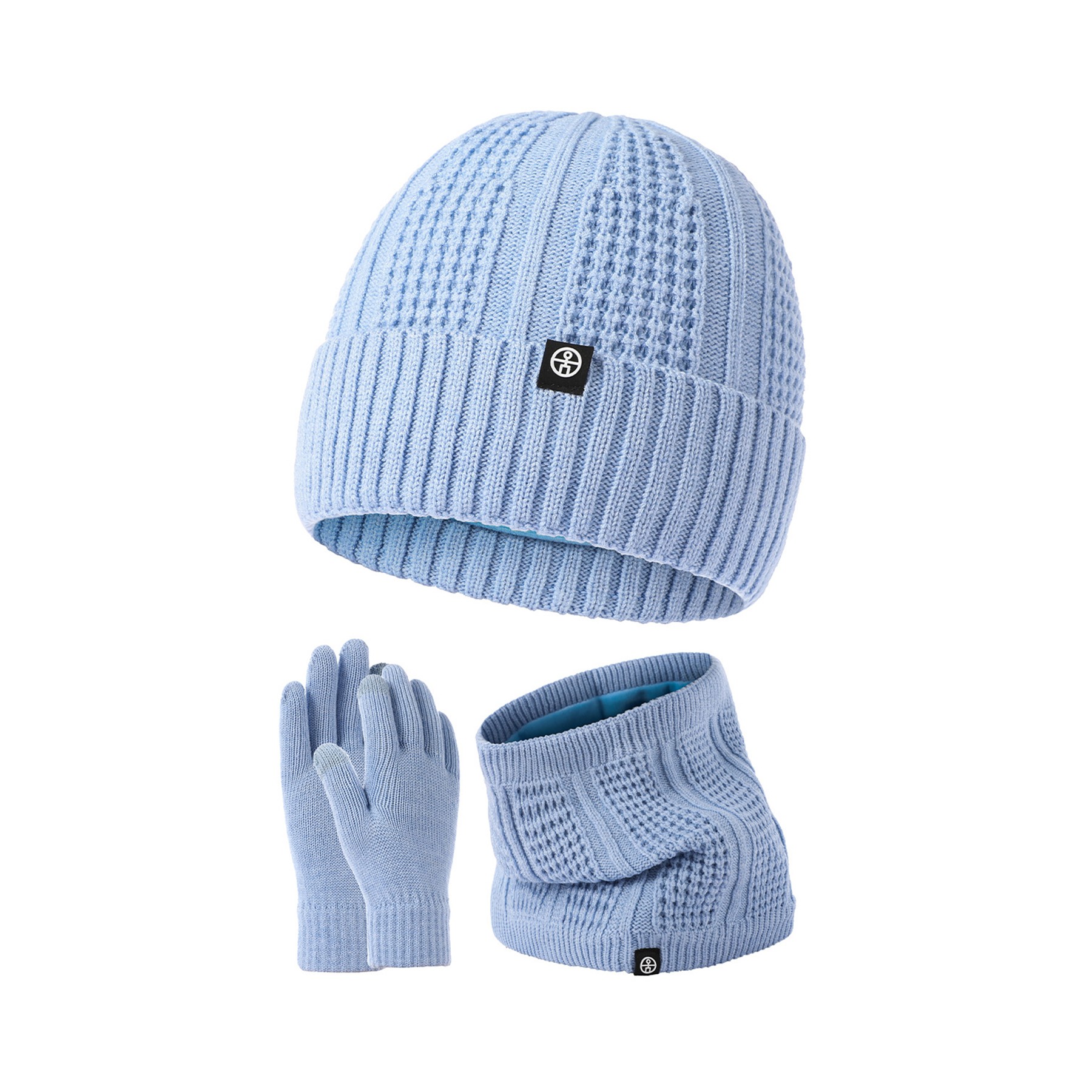 Winter Hat Scarf Gloves Set 7