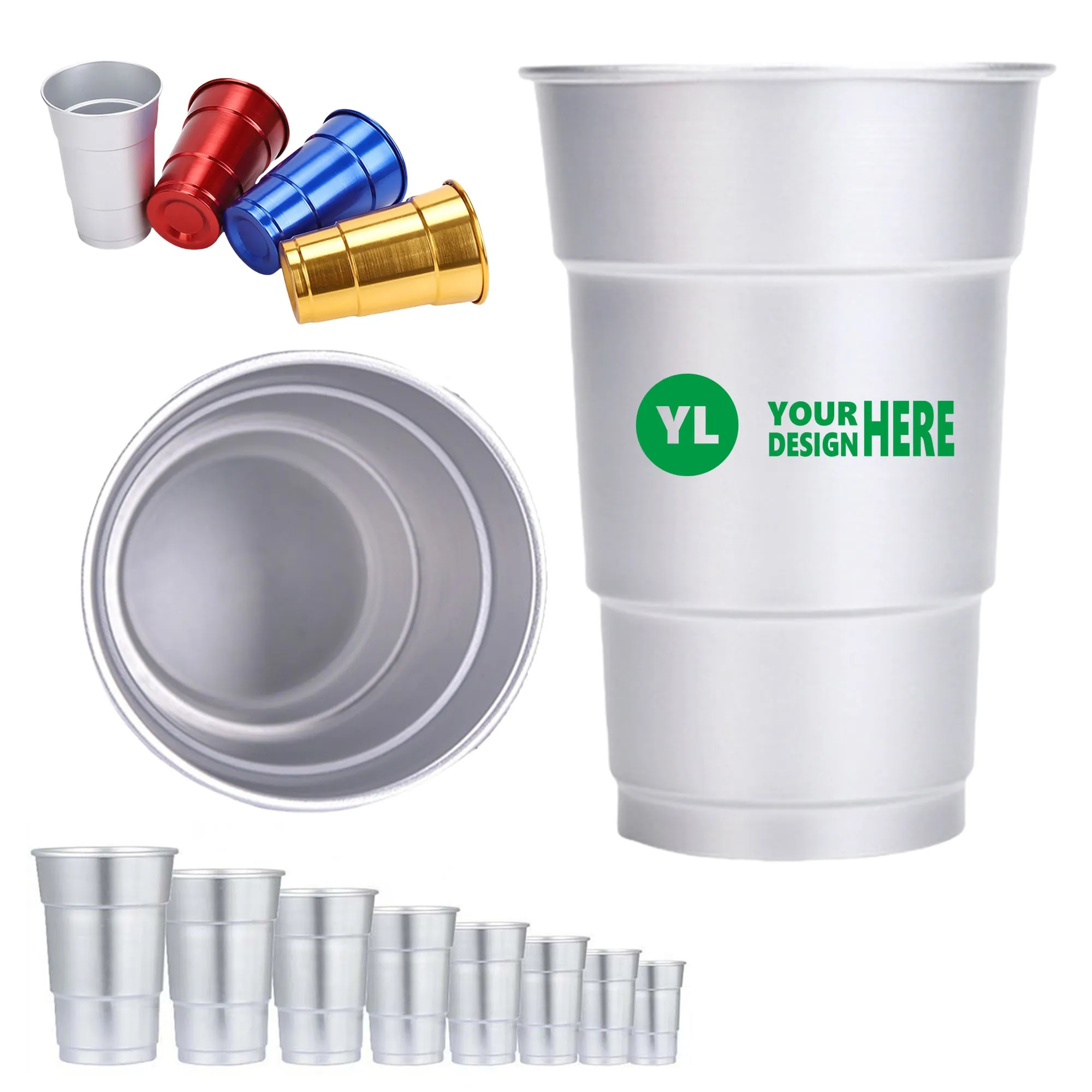 17Oz Reusable Aluminum Cup
