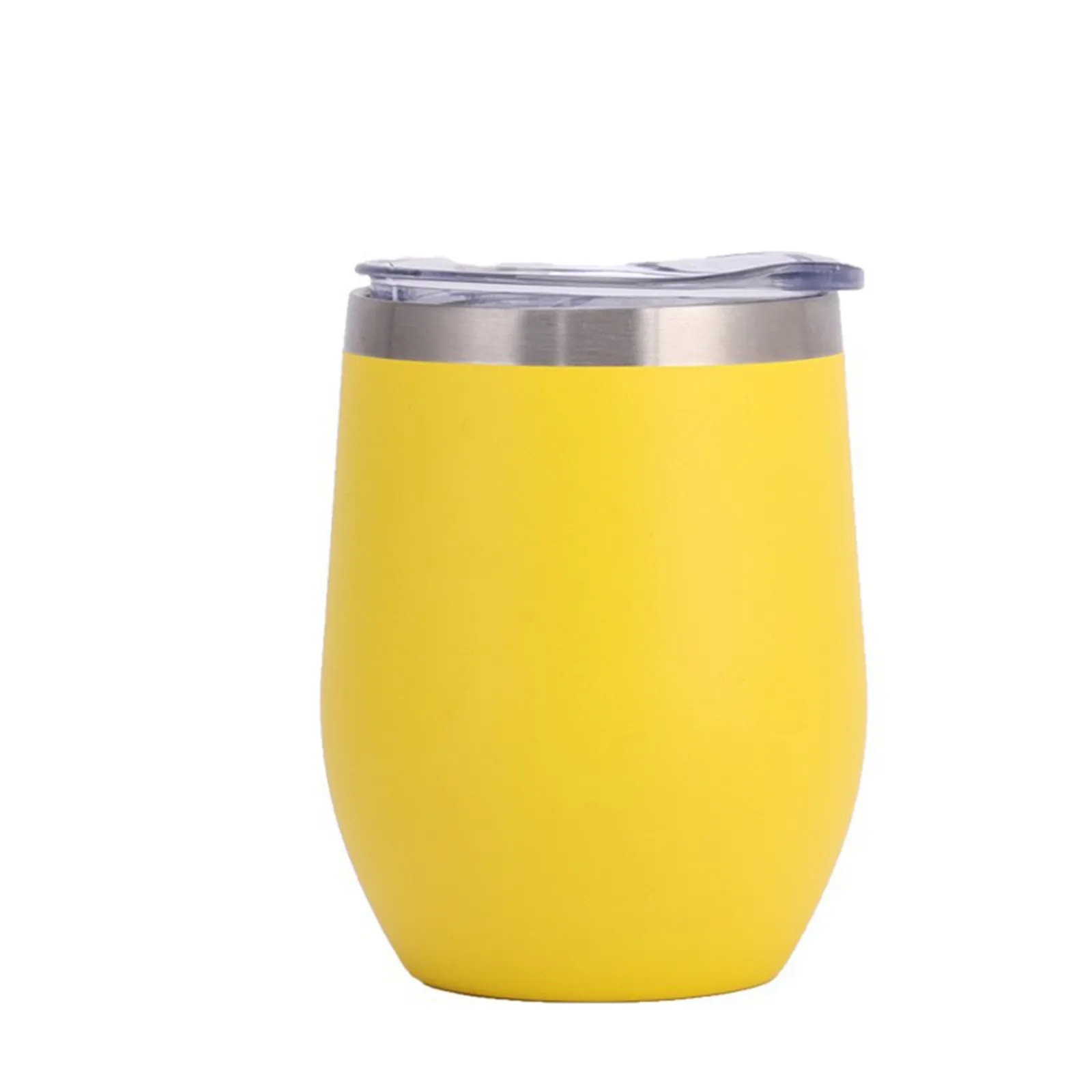 12oz Stainless Steel Wine Tumbler with Lid 2