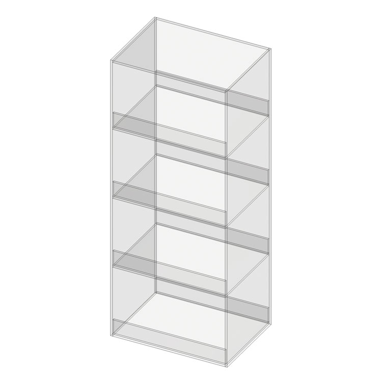 Acrylic Beverage Display 4 Levels