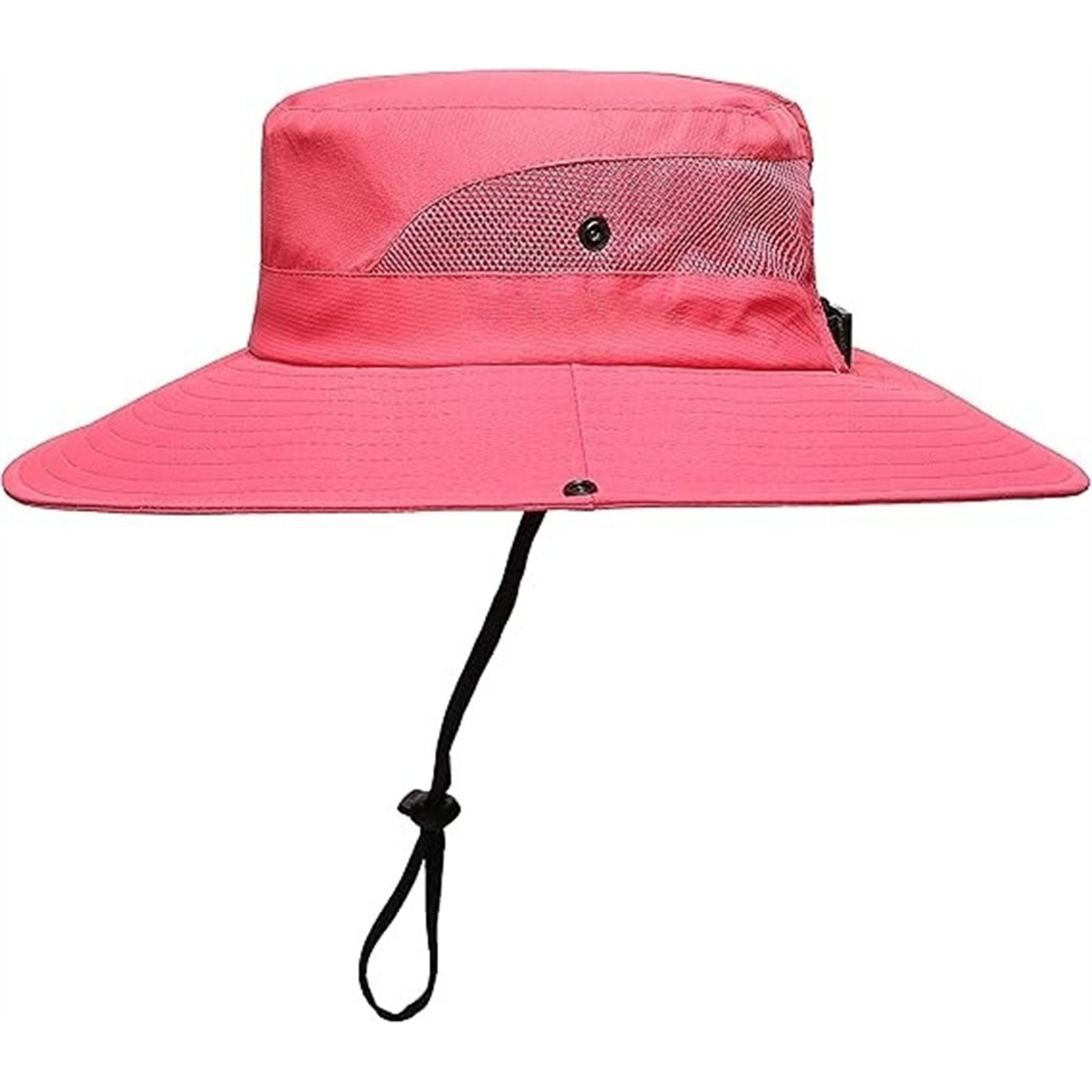 Womens Summer Foldable Cool Mesh Ponytail Bucket Hat 2