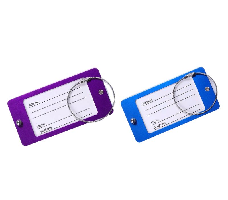 Aluminum Acrylic Luggage Tag 6