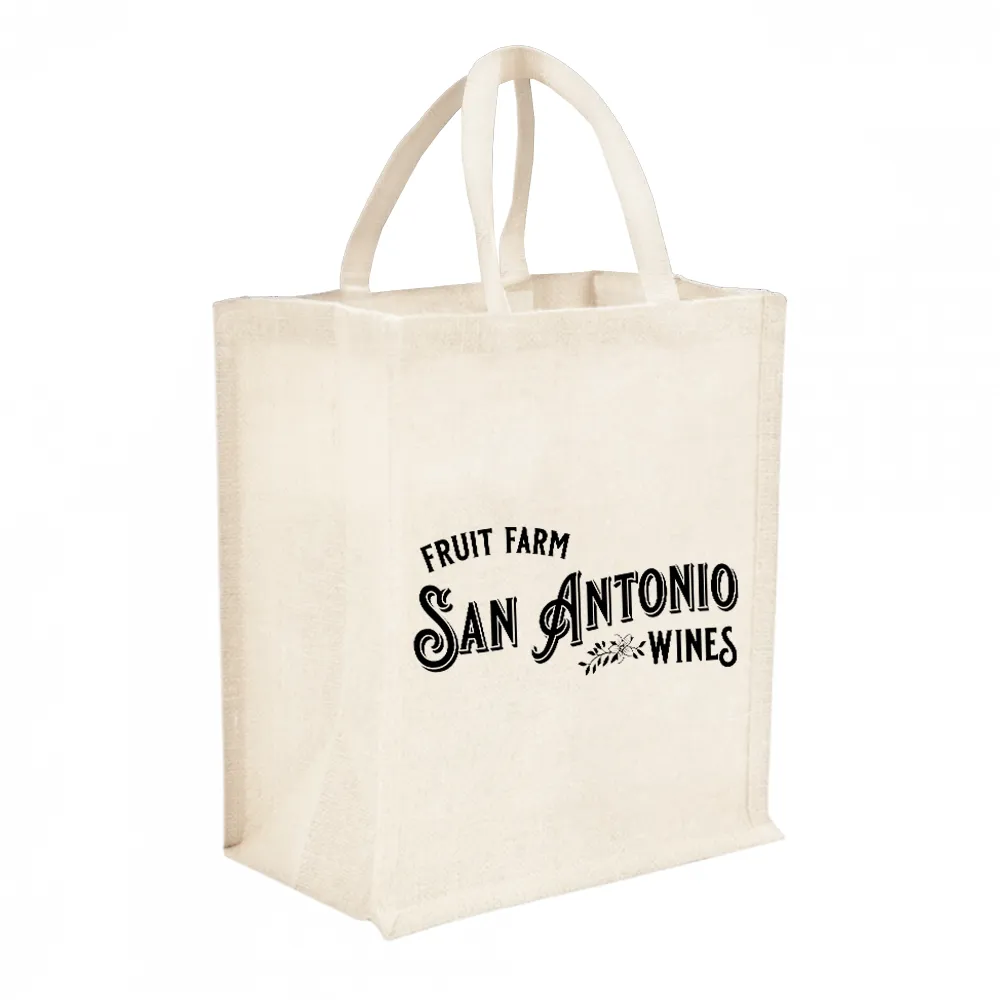 6-Bottle Heavy Cotton Canvas Tote 4