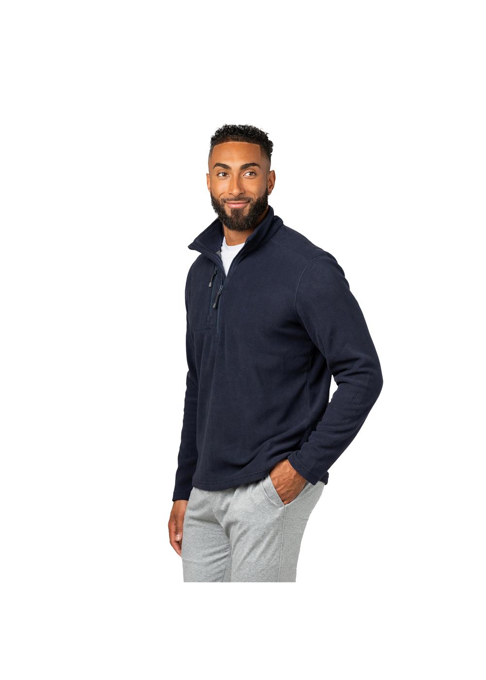 Storm Creek Men's Fireside Fleece Microfleece Quarter Zip 57