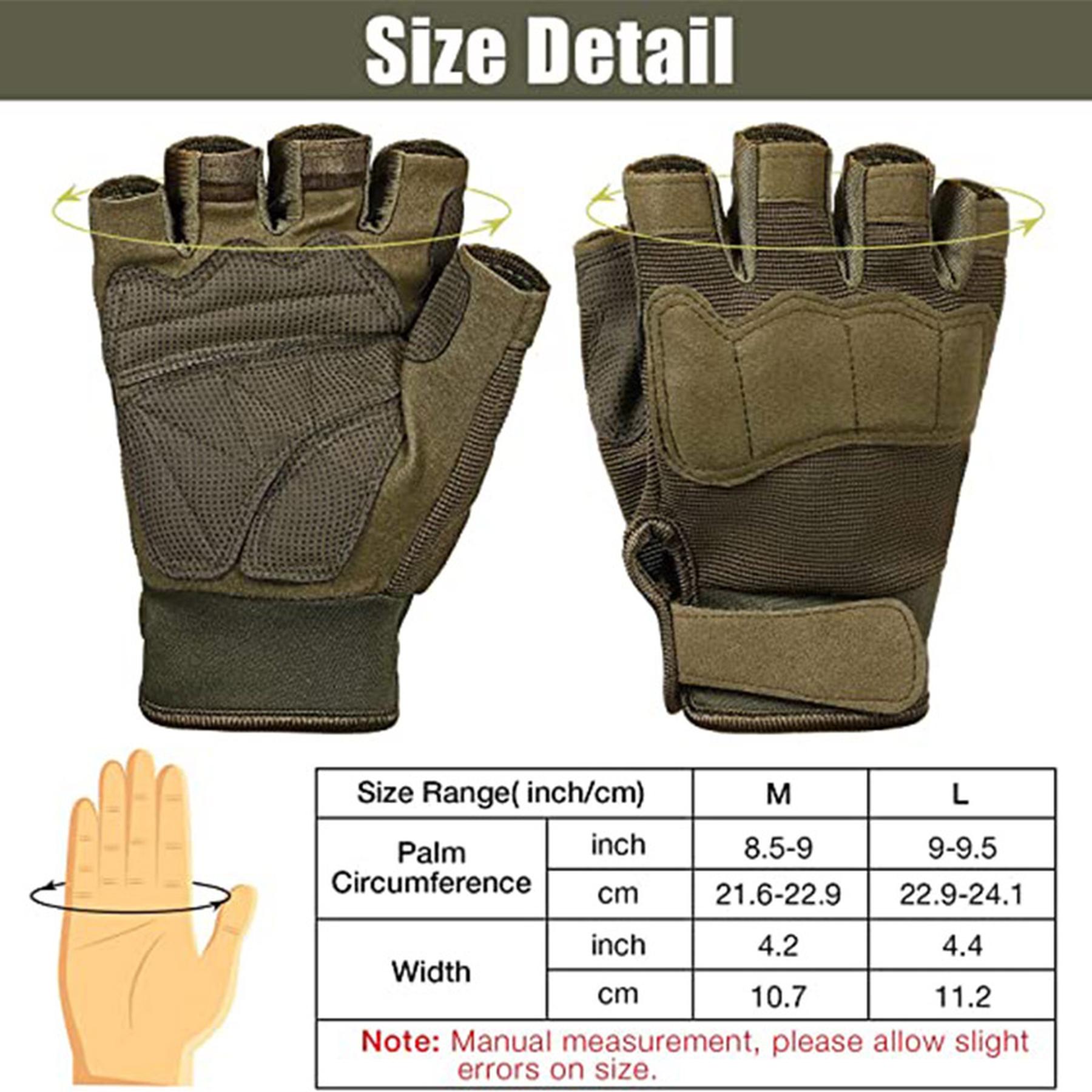 Protective Half Finger Gloves 9
