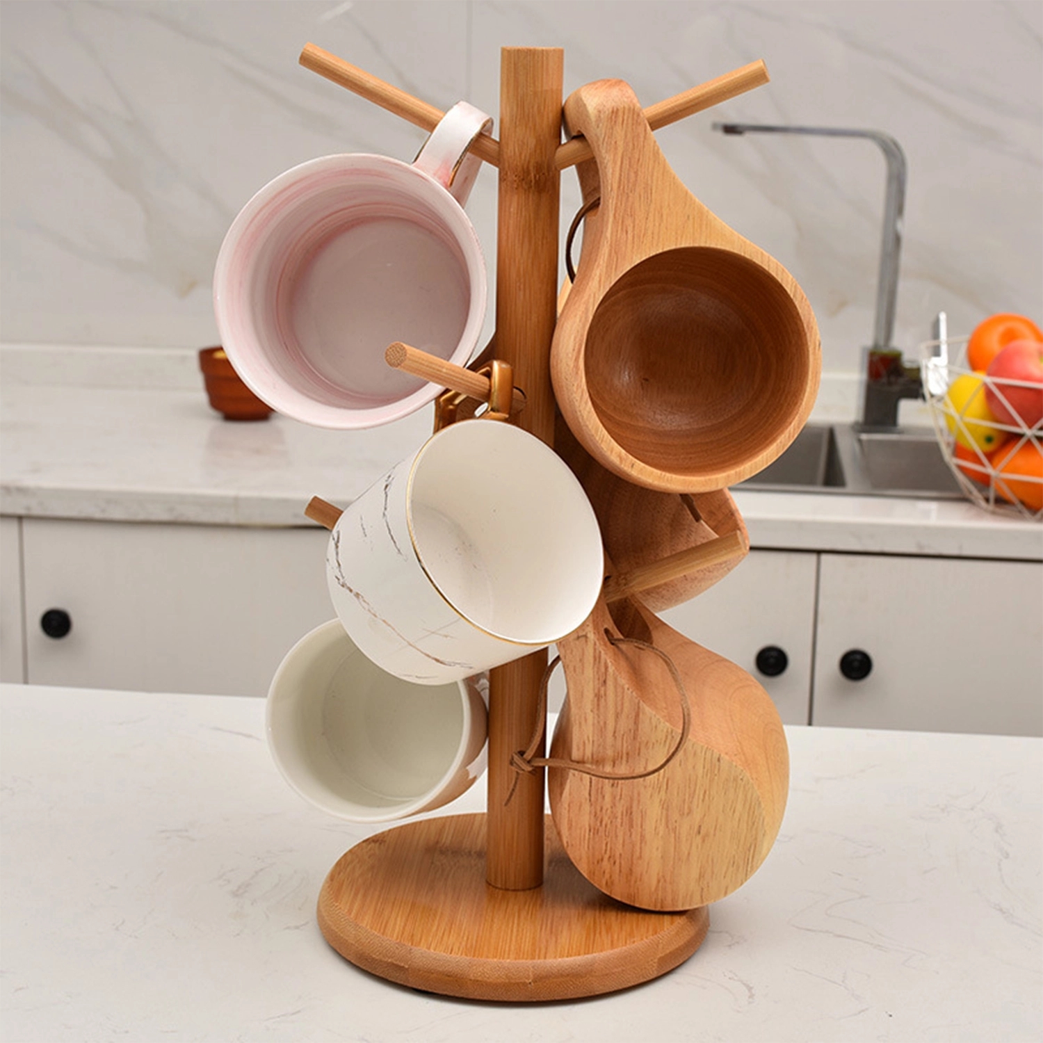 5.41 Oz Portable Wood Coffee Mug 4