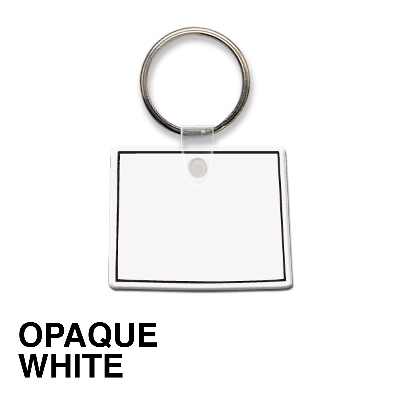Wyoming State Shape Key Tag (Spot Color) 10