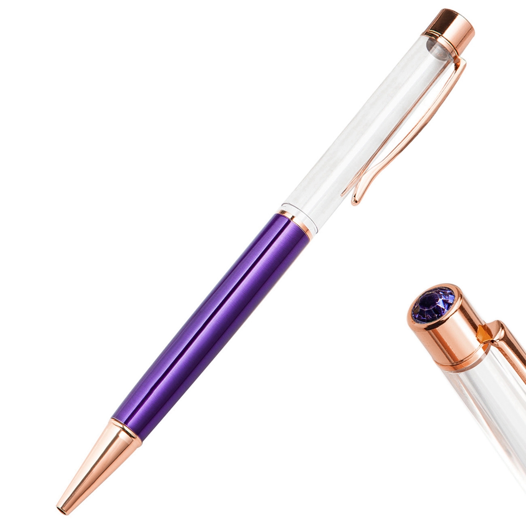 Crystal Air Tube Ballpoint Pen 19