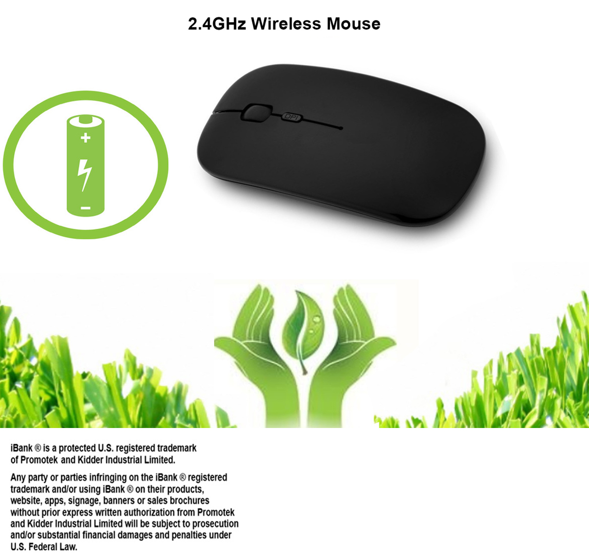 iBank ® 2.4GHz Rechargeable Wireless Mouse 2