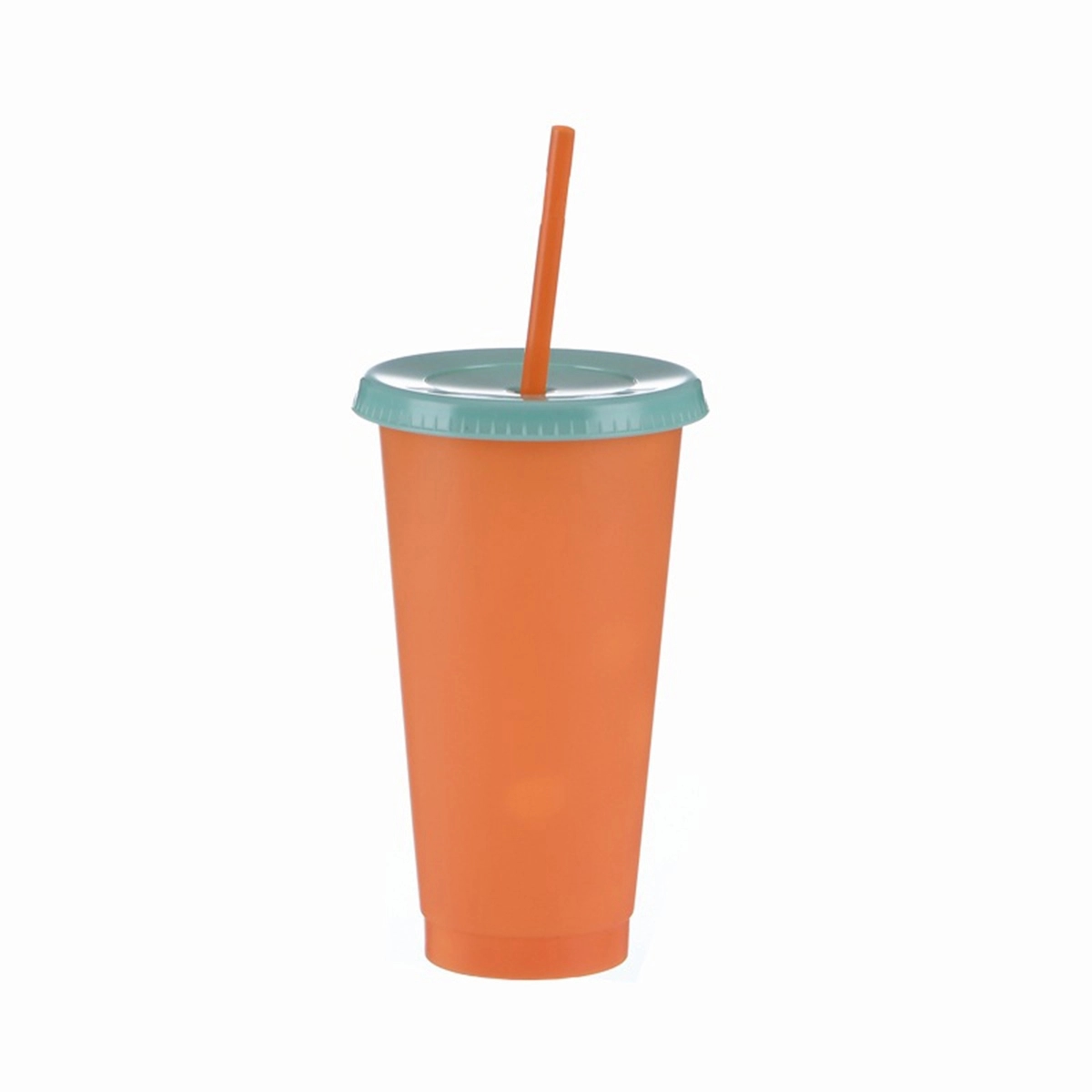 24 oz. Color Changing Cup w/ Lid & Straw 6