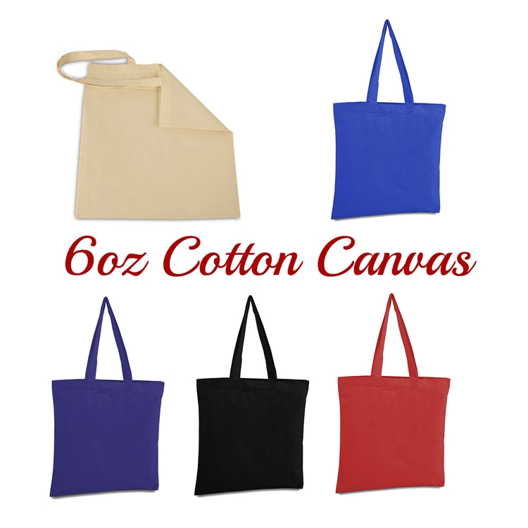 6oz Cotton Canvas Tote Bag 2