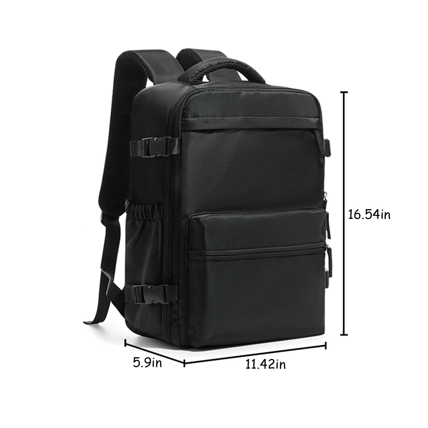 Large Oxford Vacuum Travel Backpack w/ Pump 4