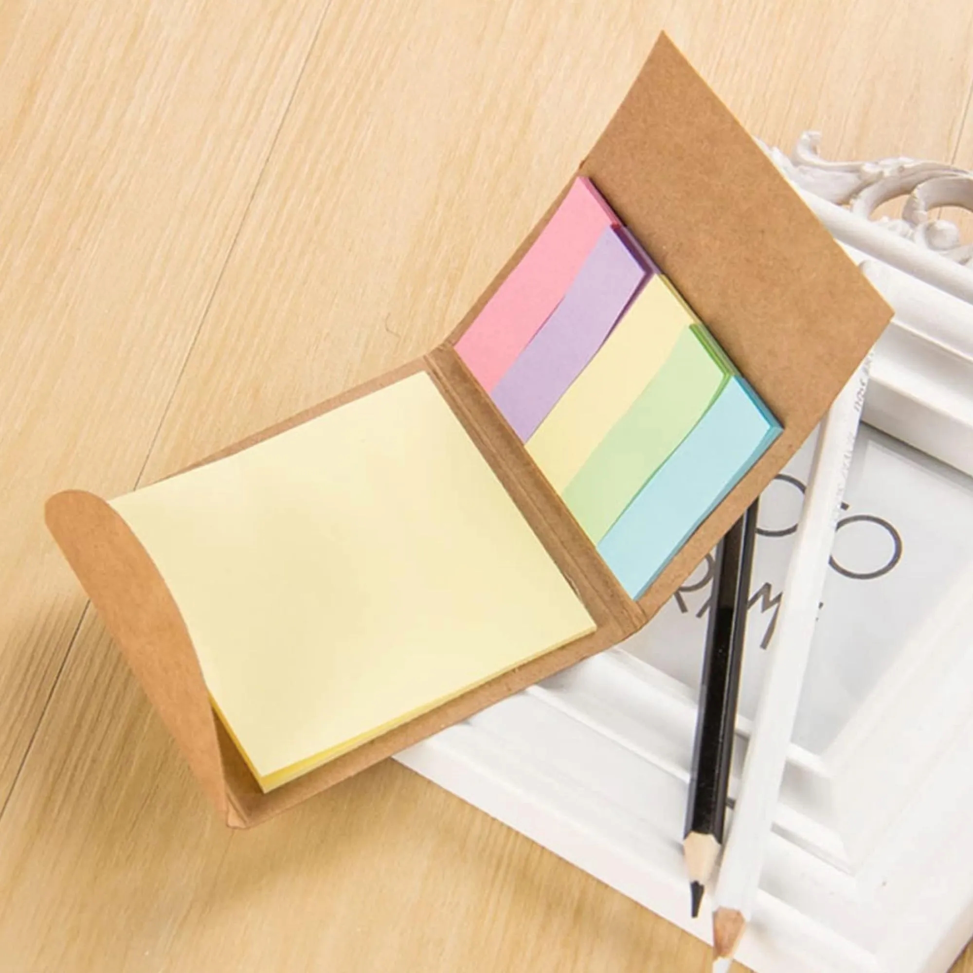 Portable Kraft Paper Notes Sticky Notes 3