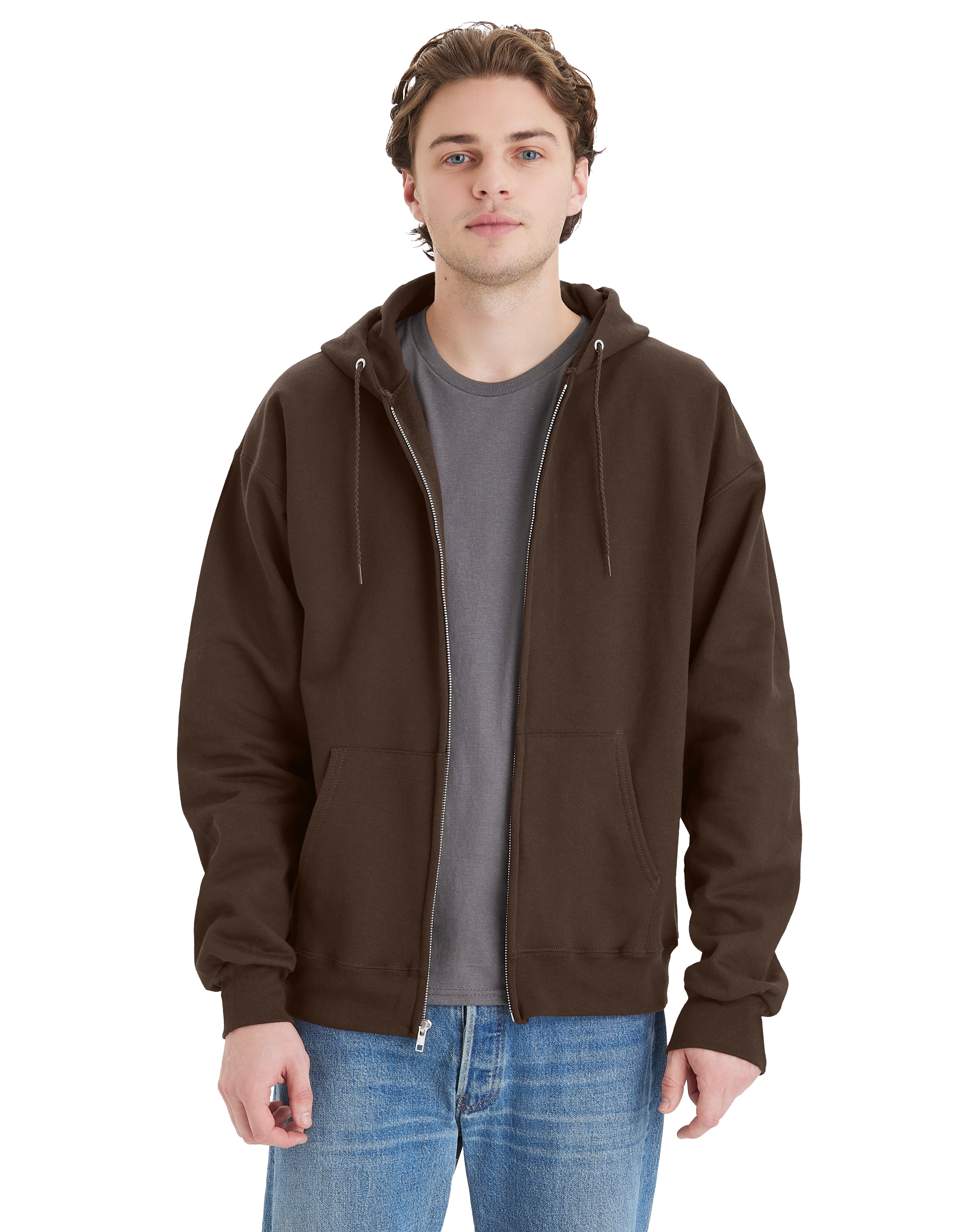 Hanes Ultimate Cotton® Full-Zip Fleece Hoodie 7