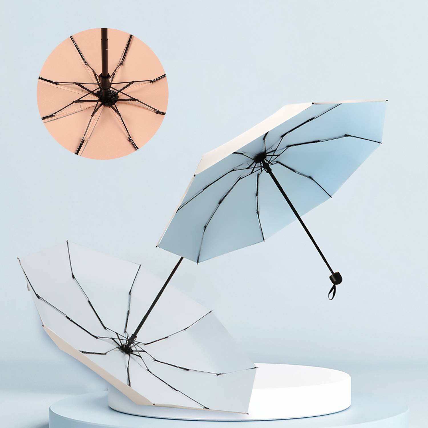 Mini Titanium Silver Coating Sunscreen Umbrella 6