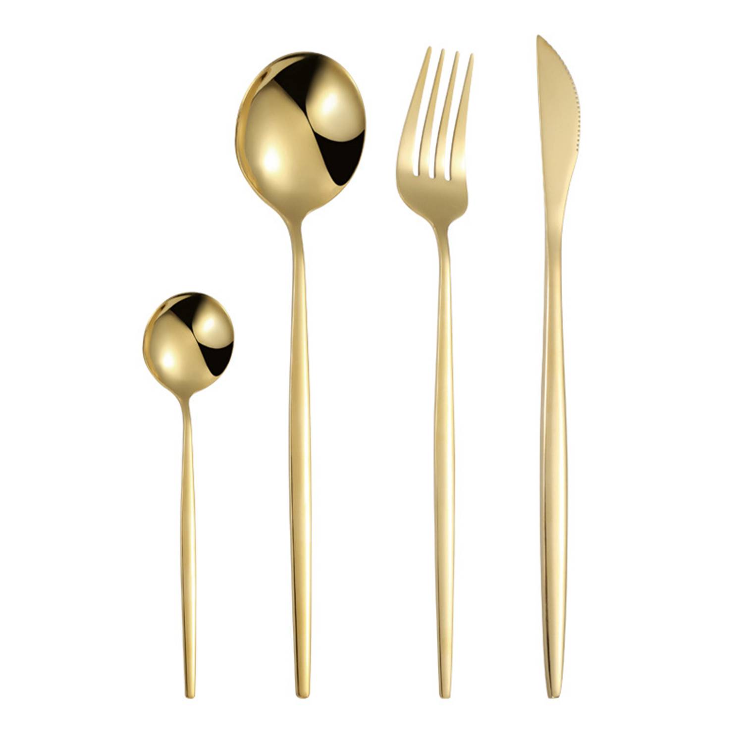 Stainless Steel Knife Fork And Spoon Cutlery Flatware Set 7