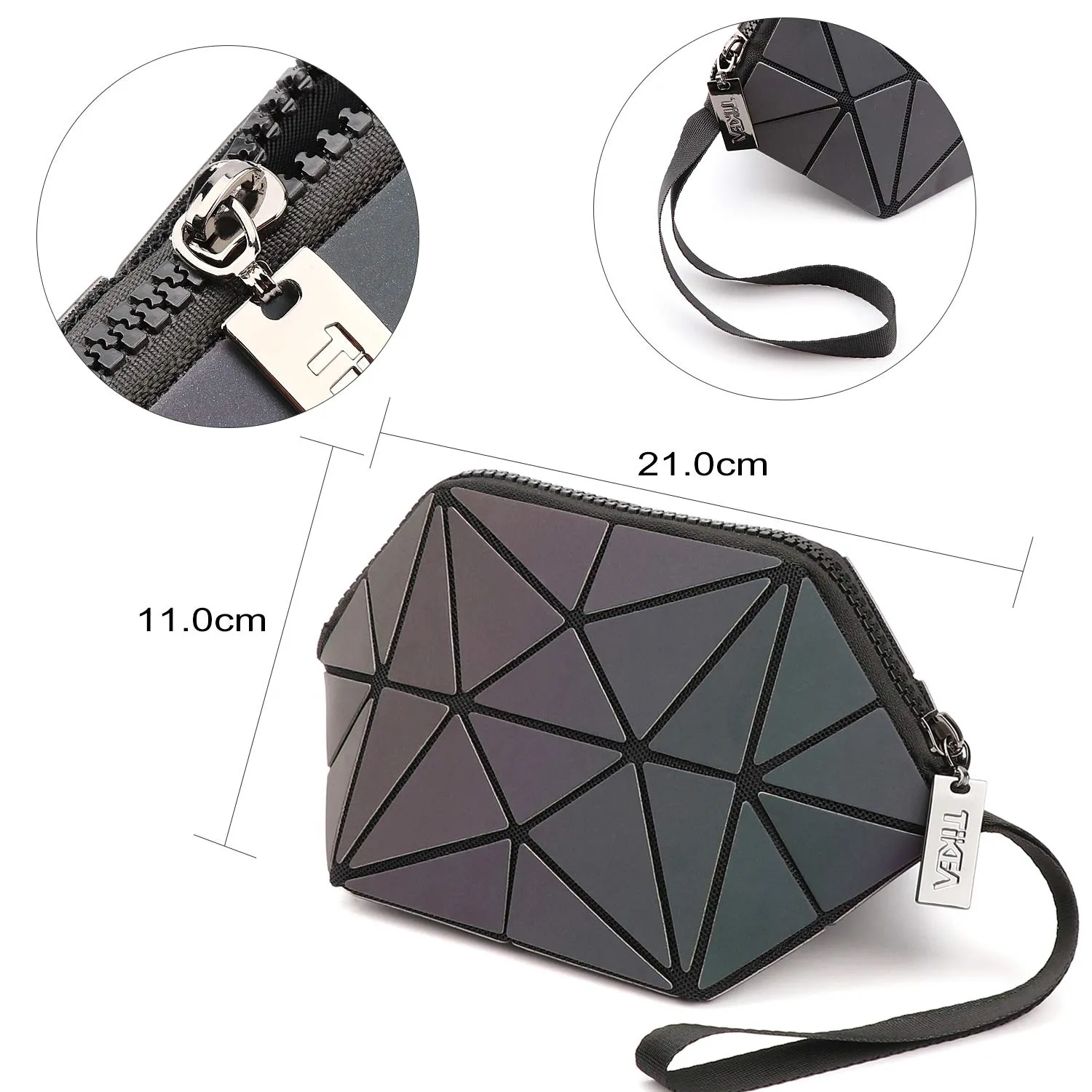 Geometric Diamond Make-up Bag 1