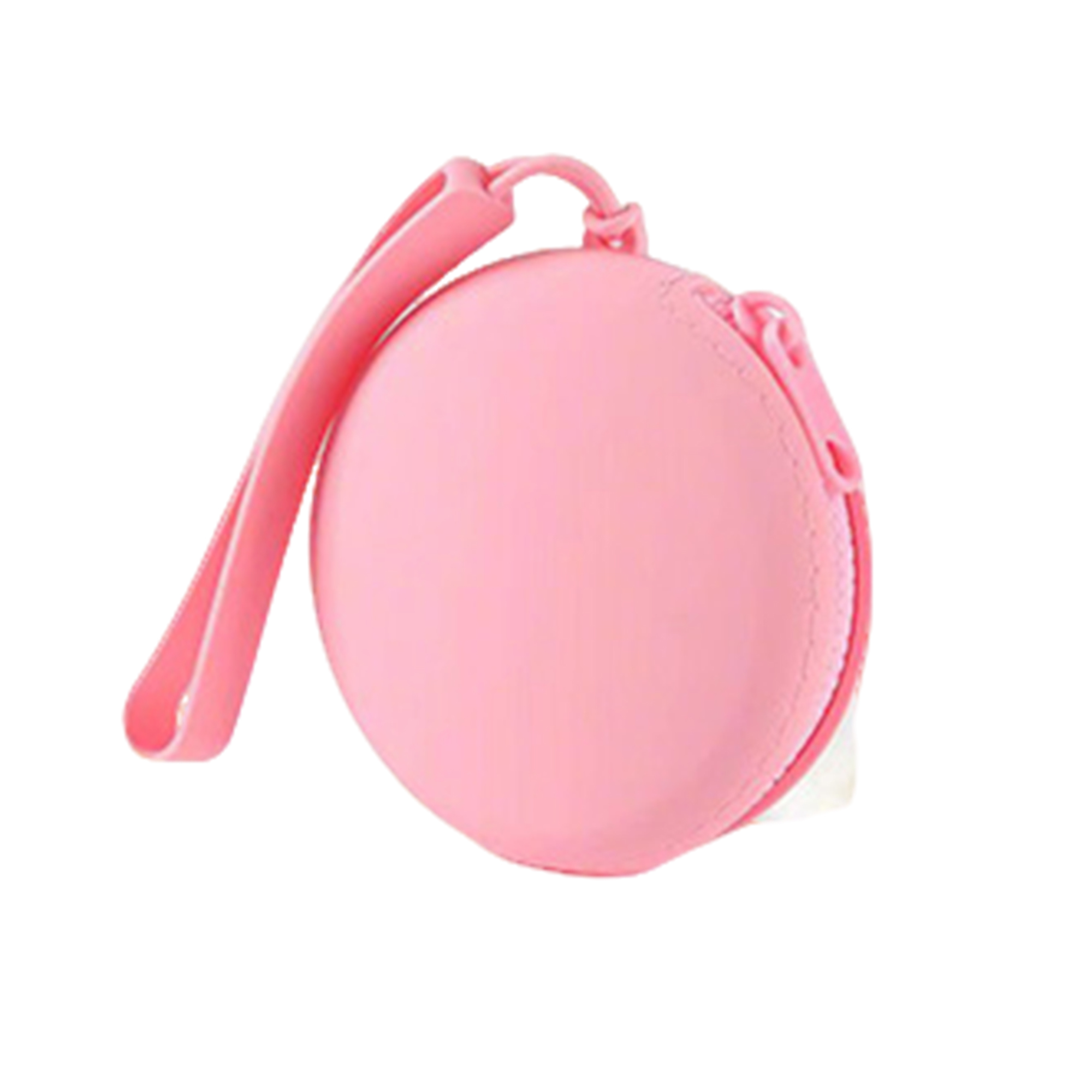 Round Wrist Strap Coin Holder With Compact Case 2