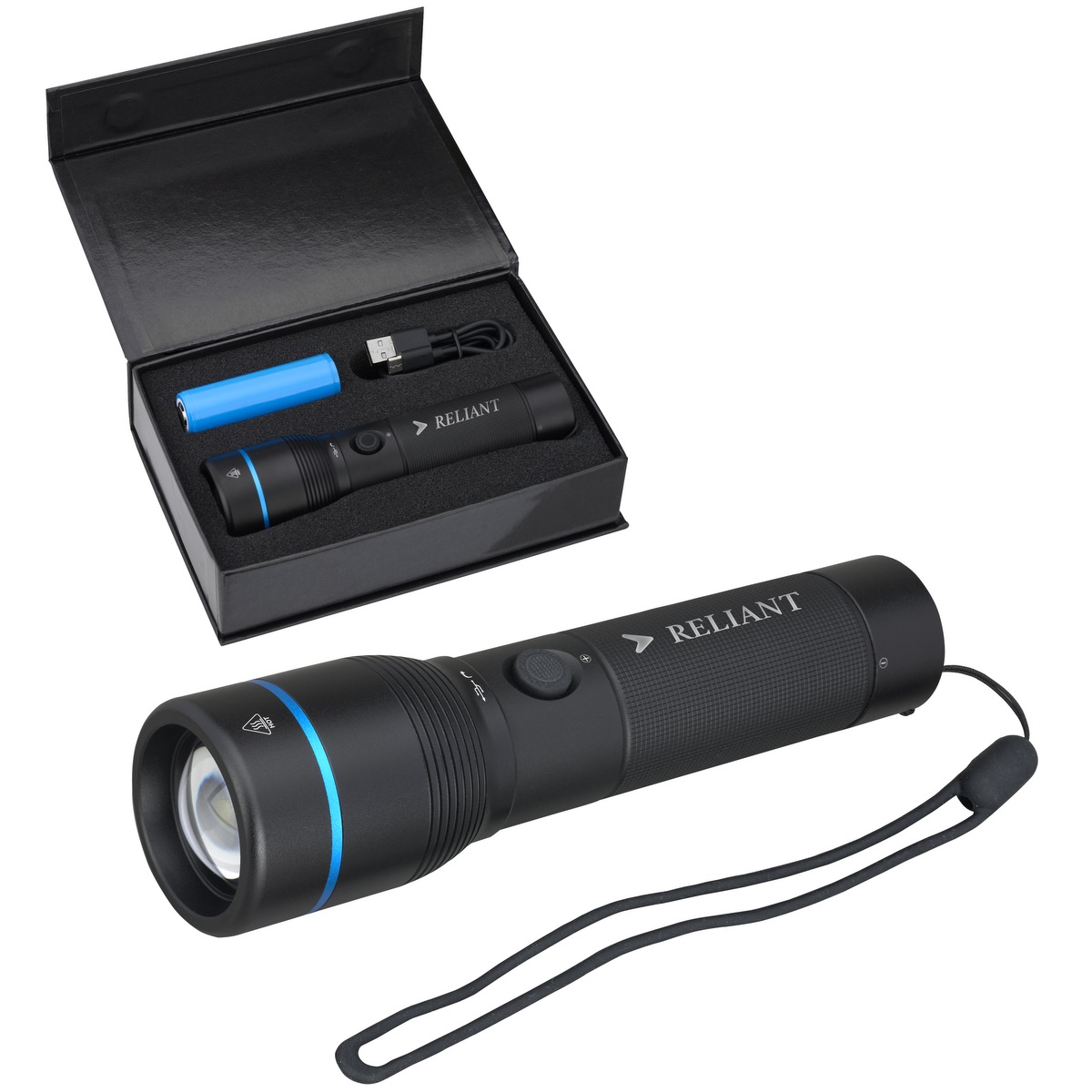 Urban Peak® Rechargeable 20W Crosshatch Flashlight 15