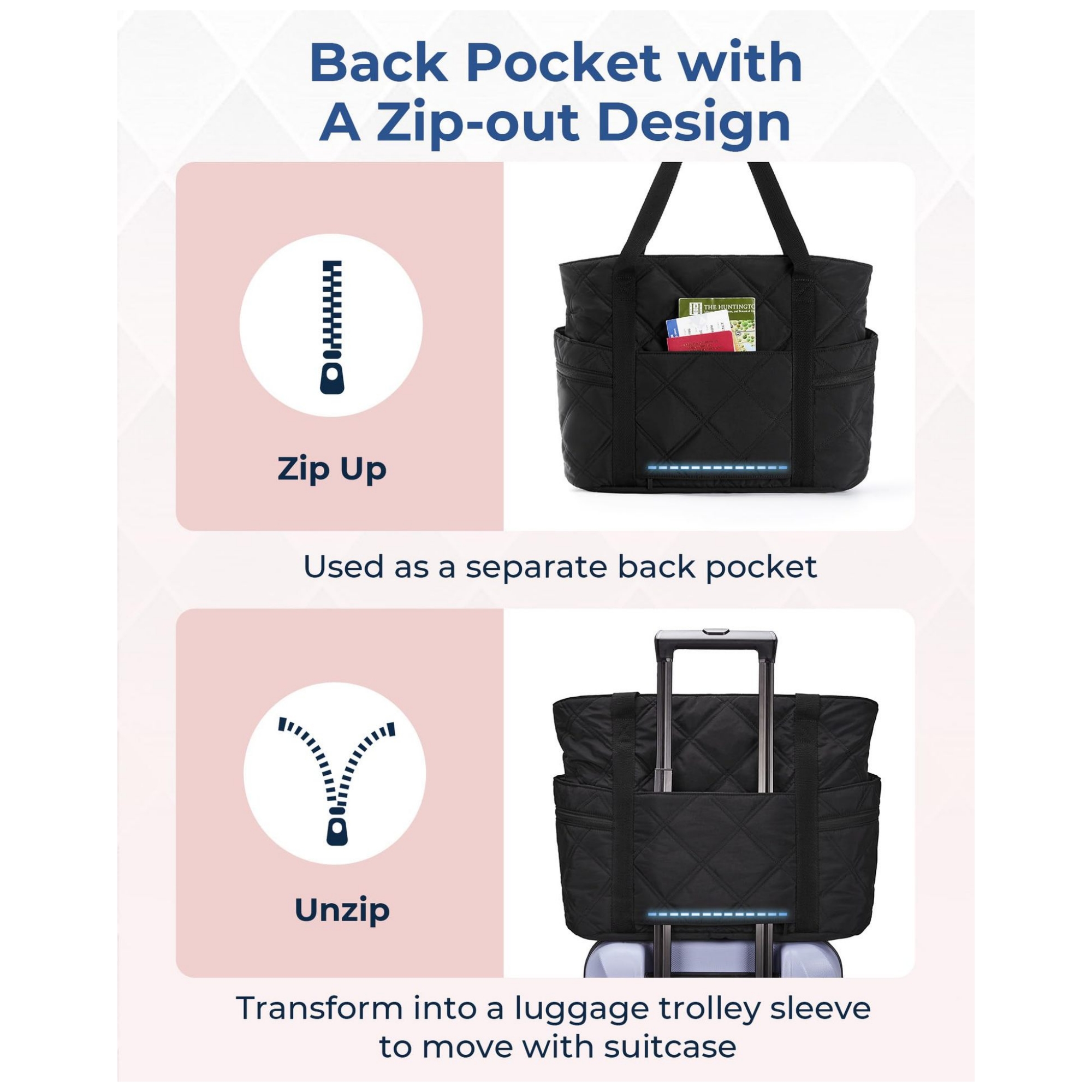 Tote Bag For Women, custom tote bag with logo imprint 6