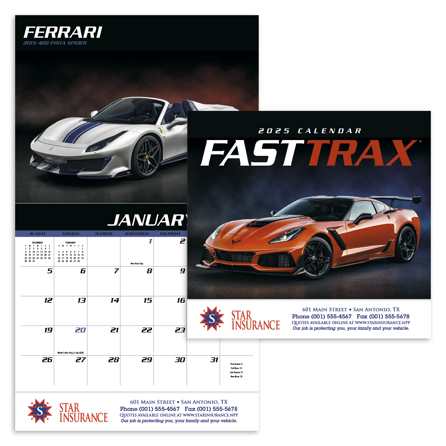 HotLine® Products Fast Trax® Appointment Calendar - Stapled 2