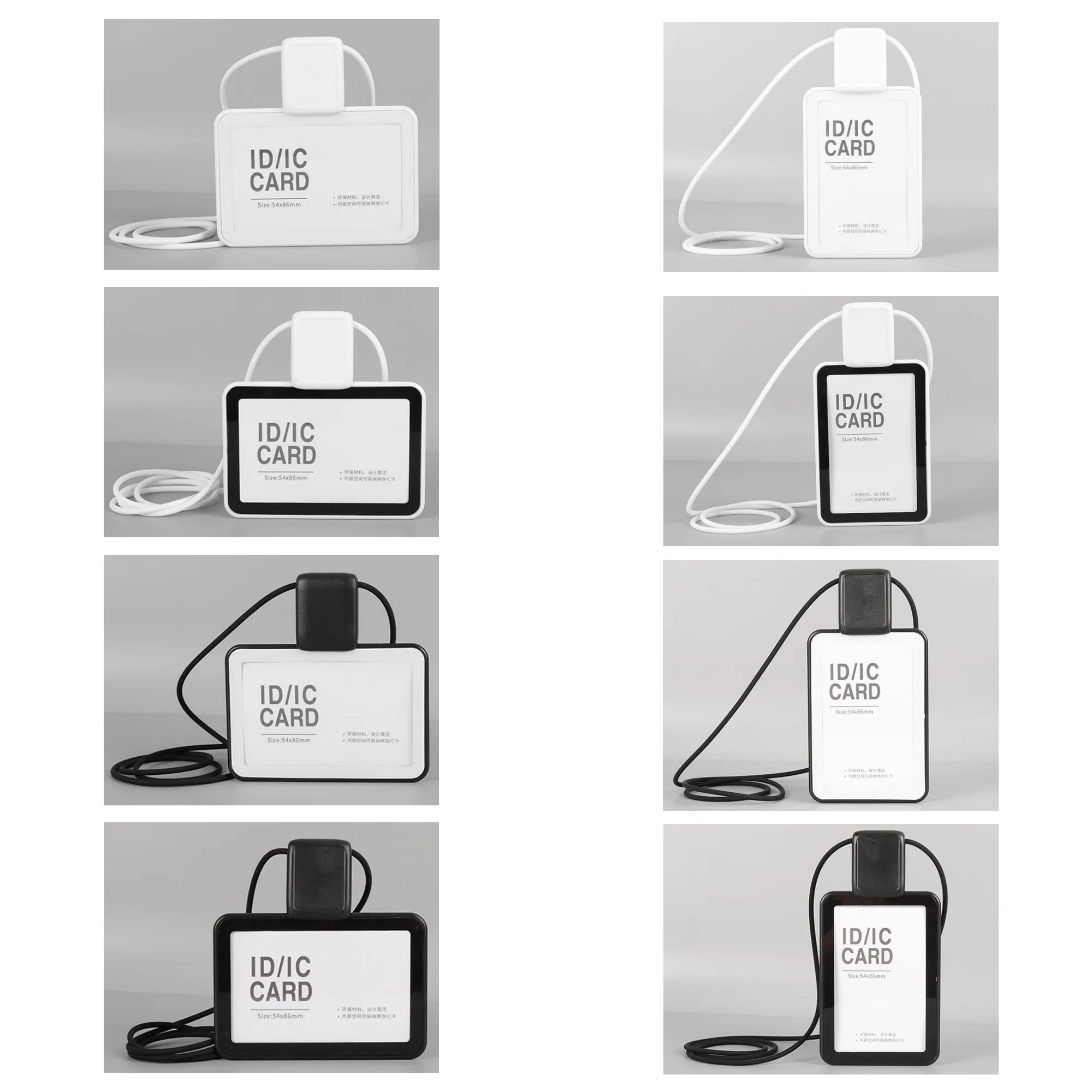 Retractable Badge Holder With Lanyard ID Clip 4