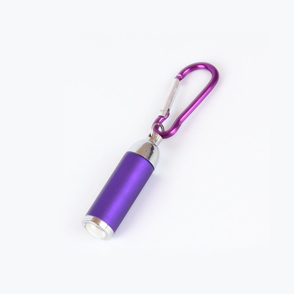 Aluminum Mini LED Flashlights with carabiners 4