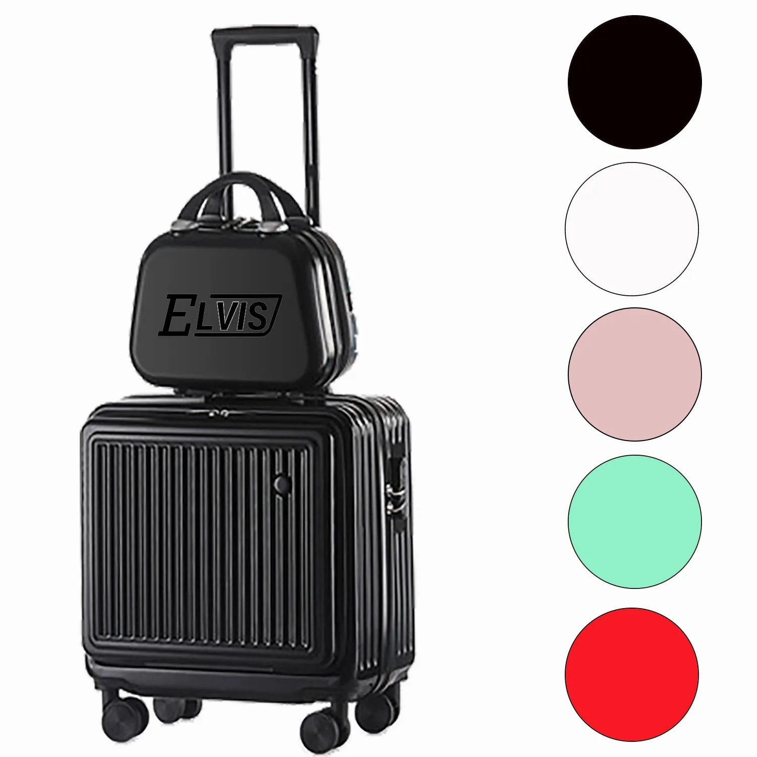 18 in Front Opening Trolley Suitcase 3