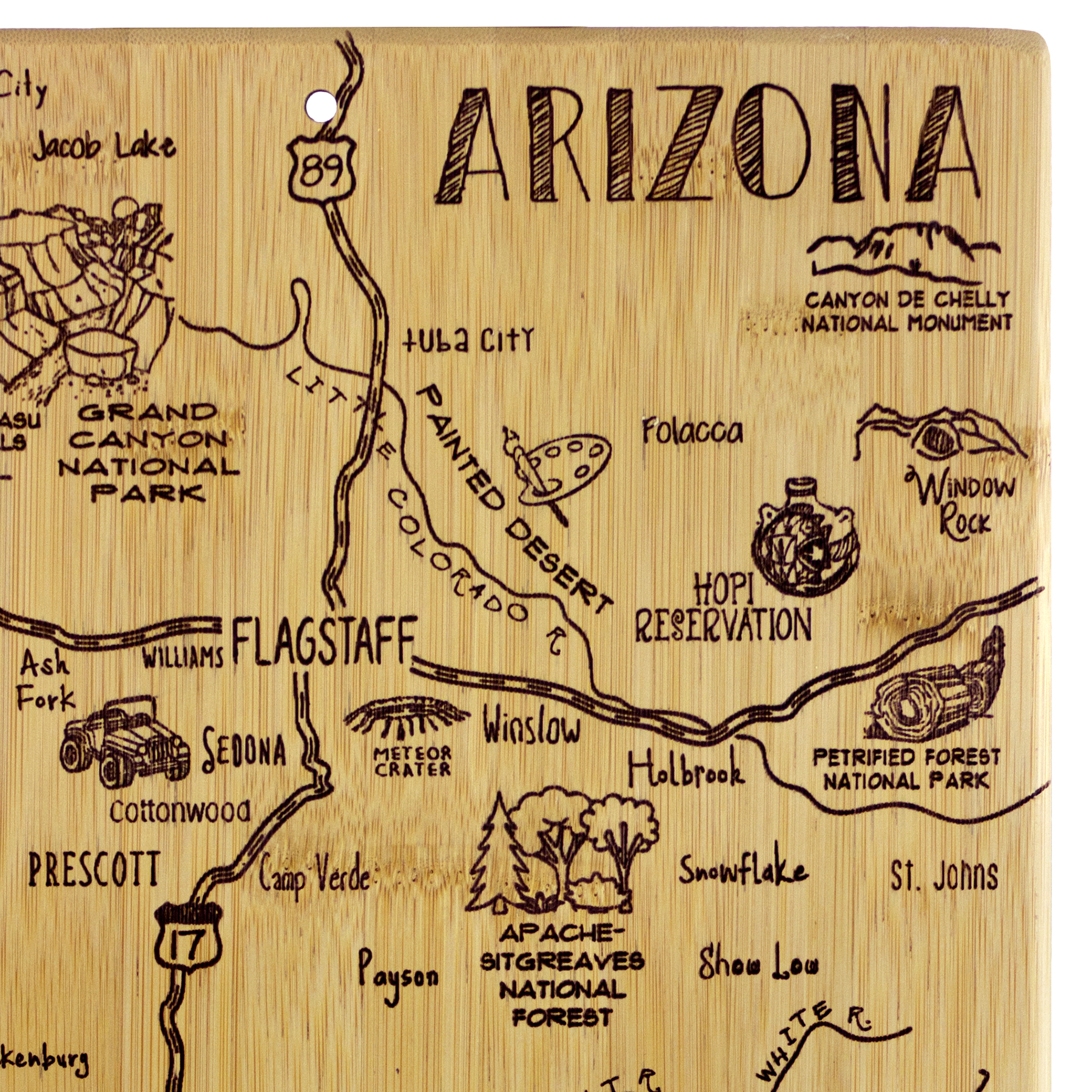 Destination Arizona Cutting & Serving Board 4