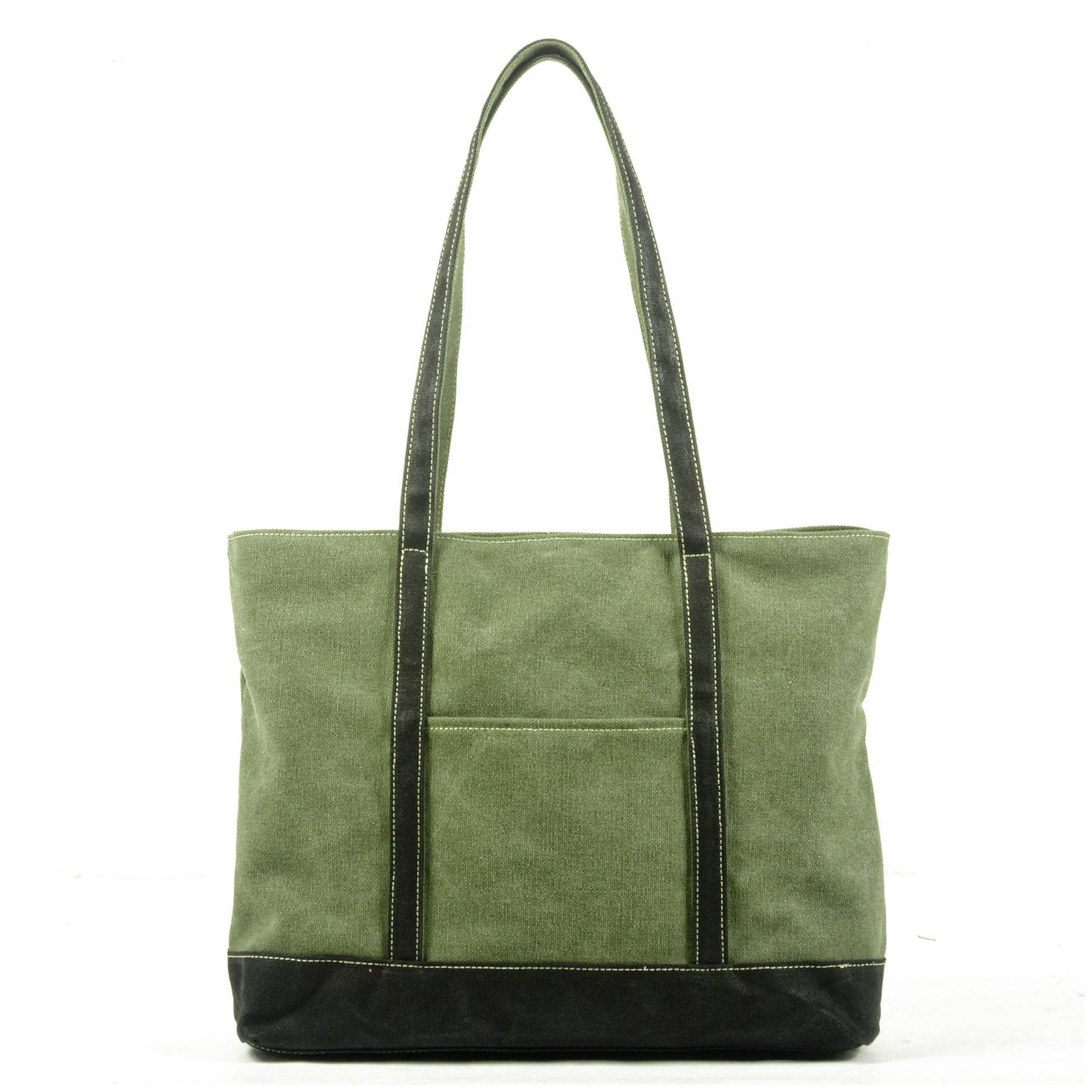Multicolor Canvas Water-resistant Tote Bag 5