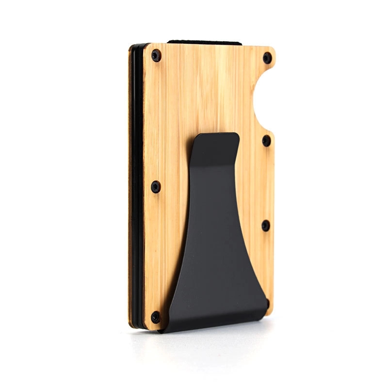 Wooden Rfid Blocking Anti Theft Card Holder Wallet 9