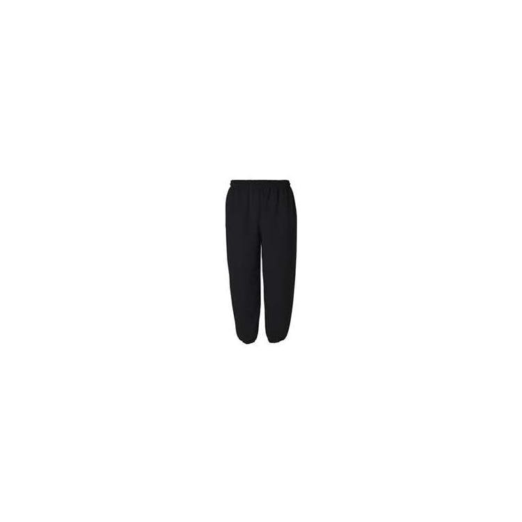 Elastic-Bottom Sweatpants Black 2X 2