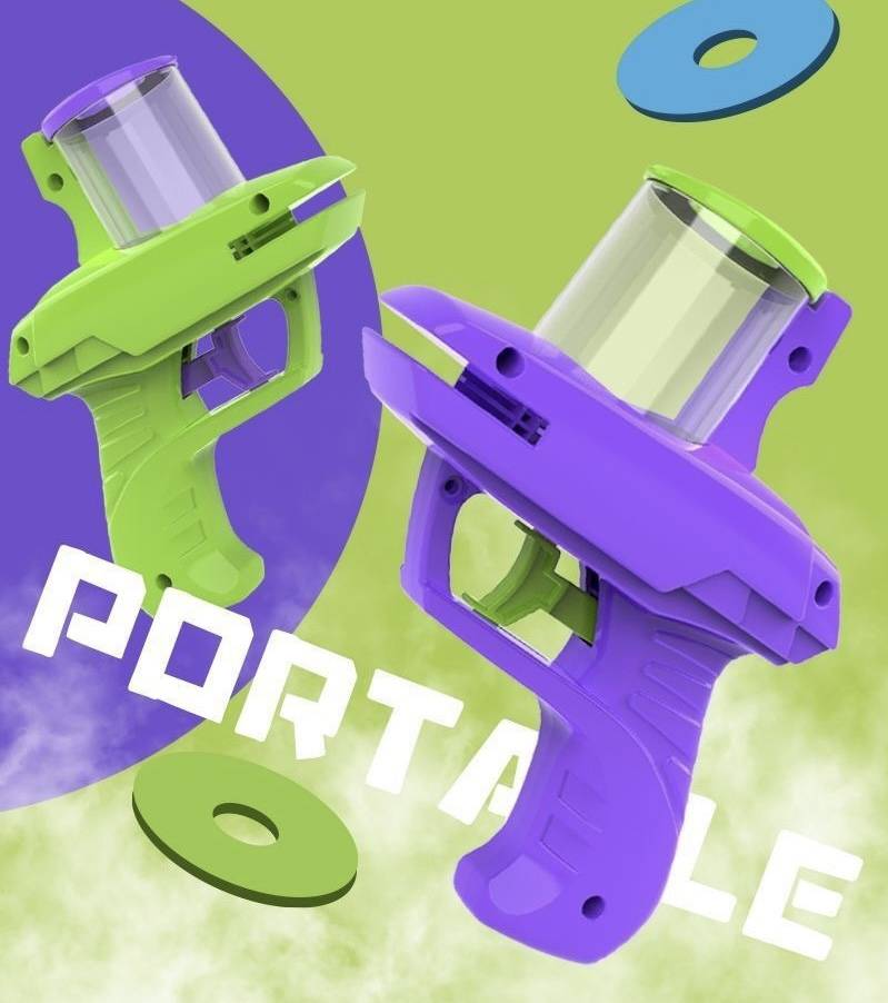 Small Flying Disc Toy Gun 2