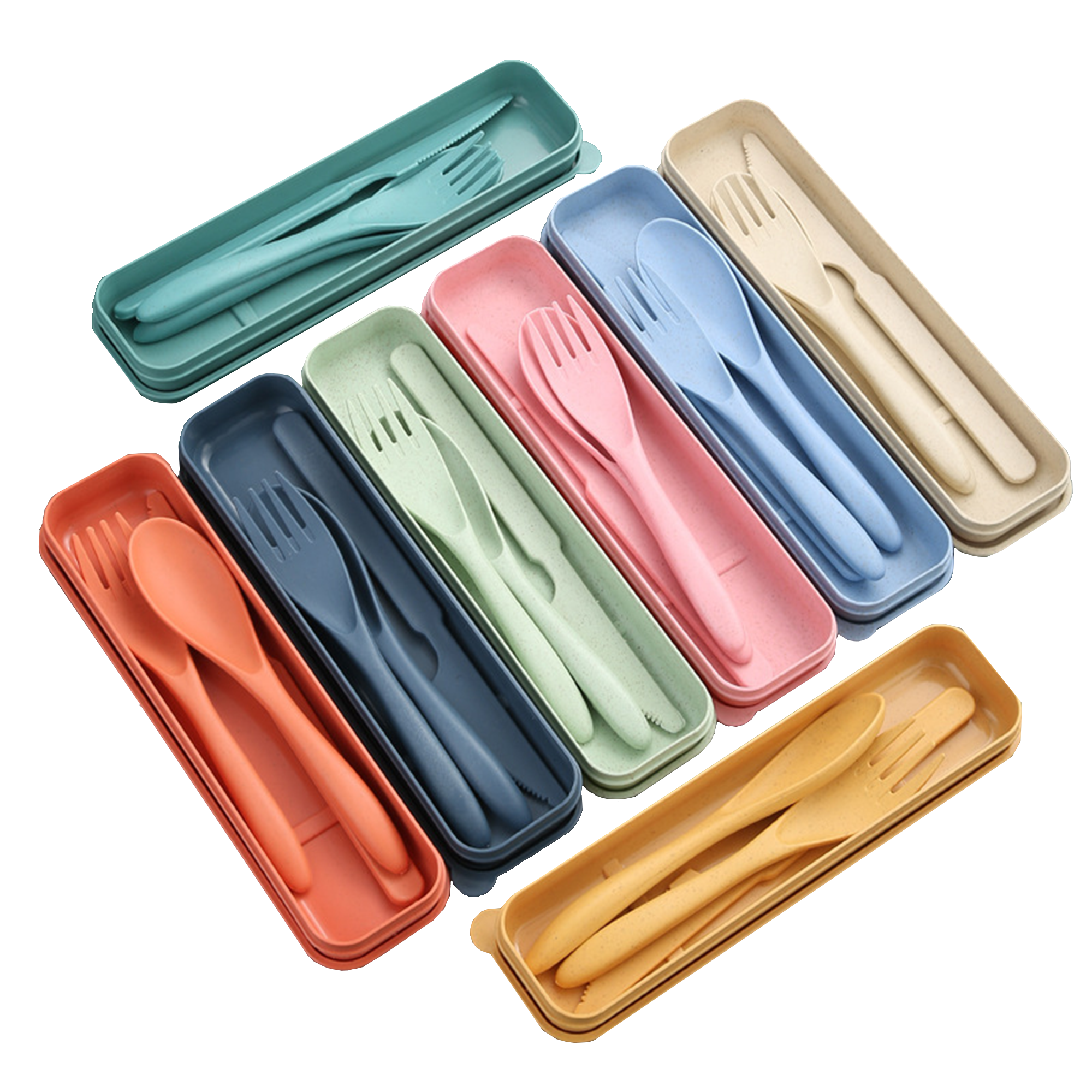 Eco-Friendly Wheat Straw Cutlery Set (3-Piece) 3