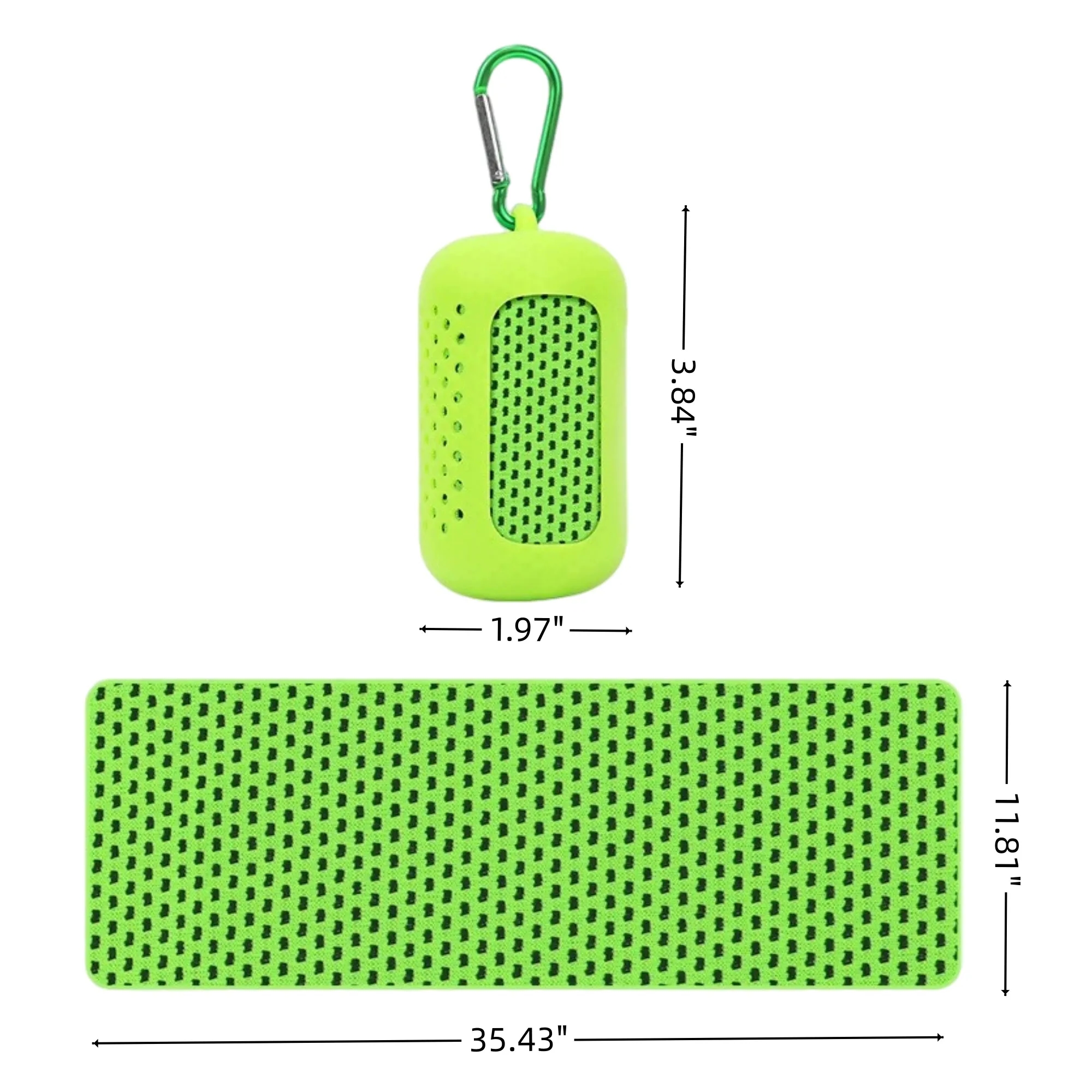 Polyester Sports Cooling Towel Quick Drying 3