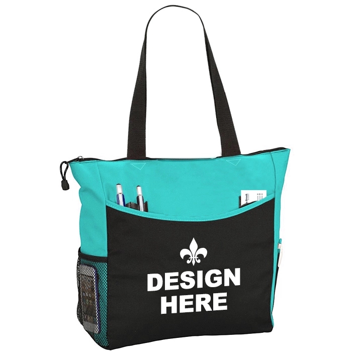 Zippered Brief 600D Polyester Tote Bag 4