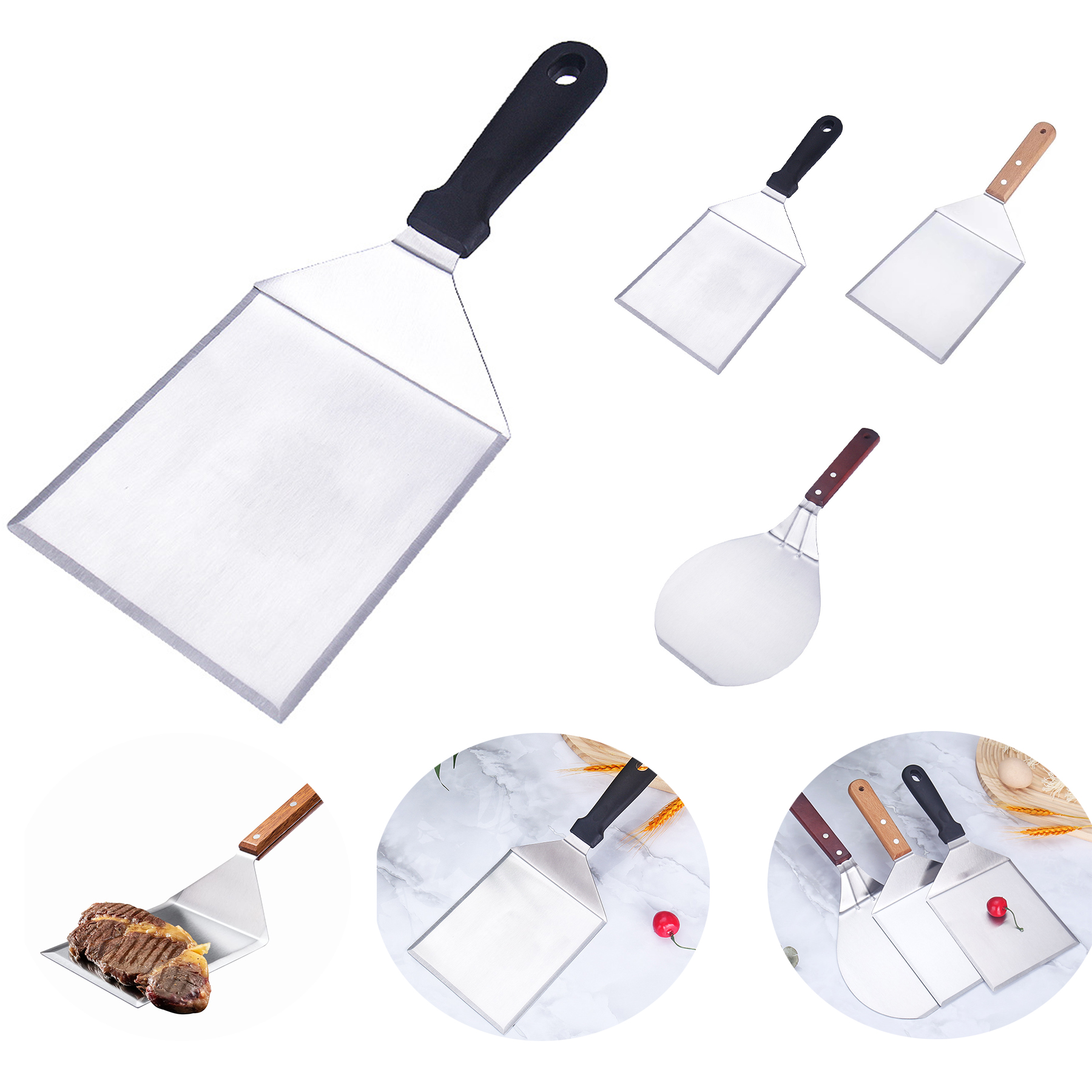 Extra Wide Spatula with Beveled Edges