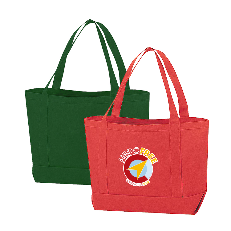 13 oz. Color Cotton Canvas Tote Bag 2
