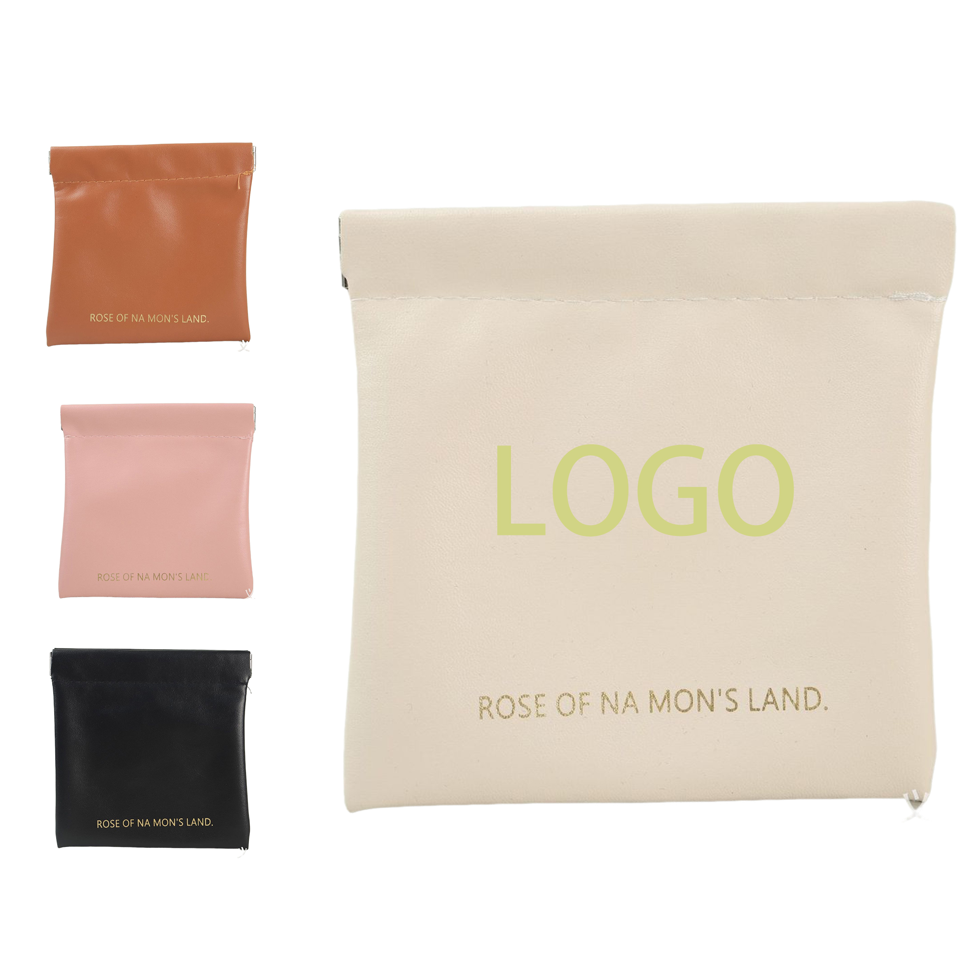 Storage Bag for Earphones and Change with Automatic Closure 3