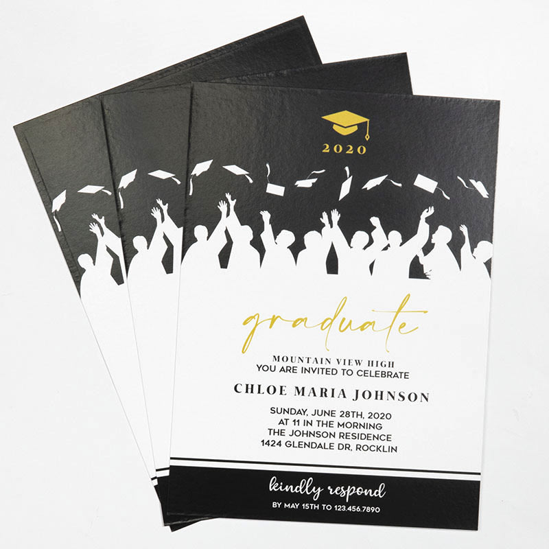 Custom Full Color 5 X 7 Inch Invitation Cards 11
