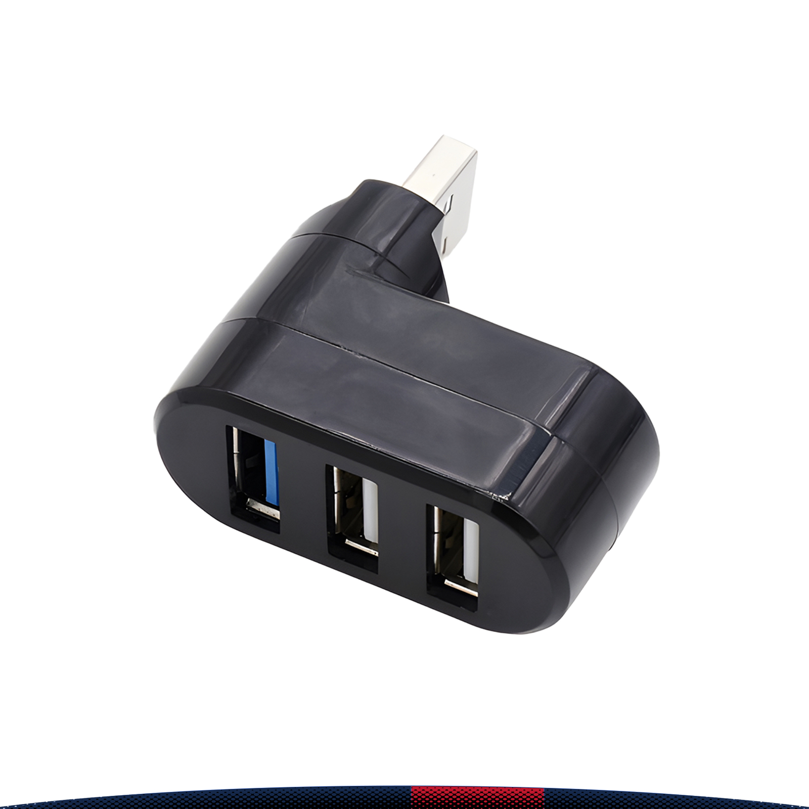 Darell Rotatable 3-Port USB Hub 2