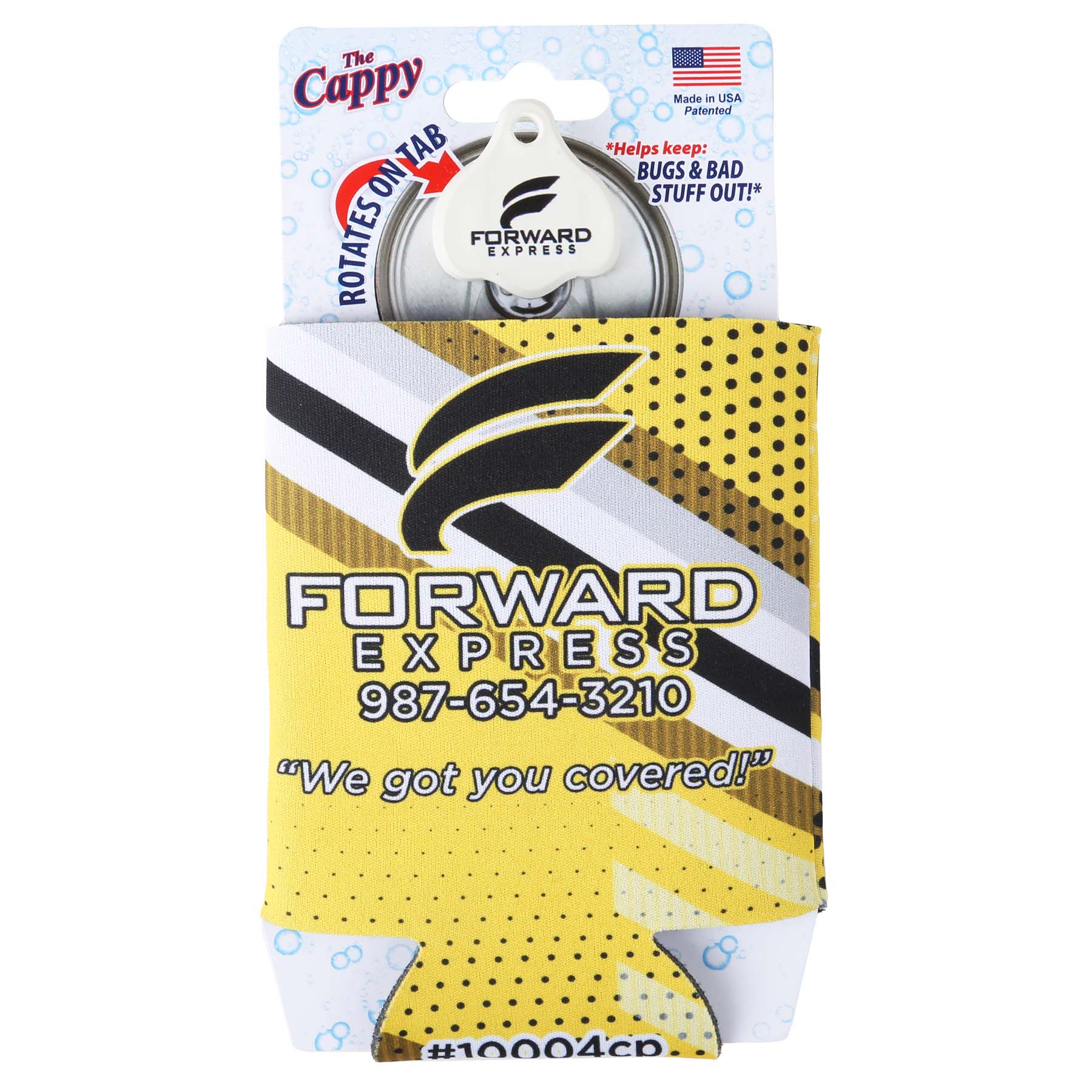 can cooler Cappy Combo, custom can cooler with logo imprint 9