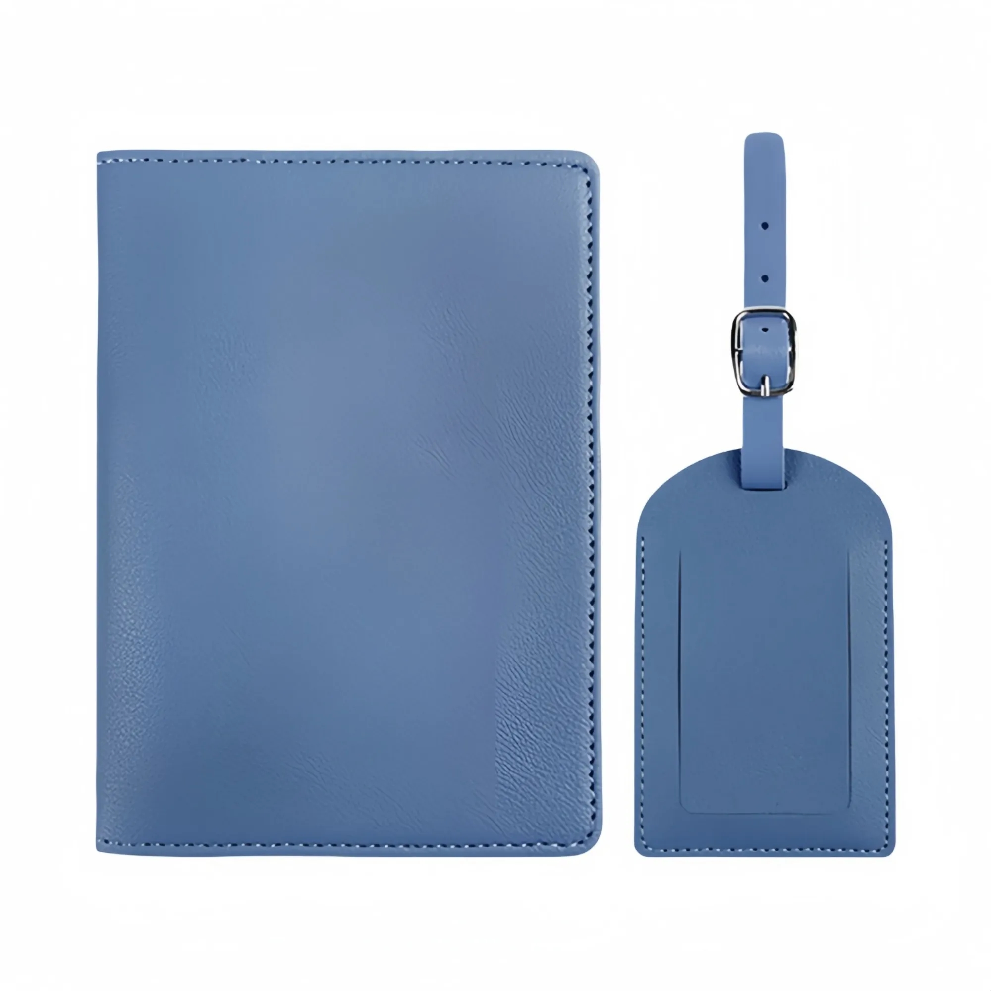 Premium PU Leather Passport Holder & Luggage Tag Set 7