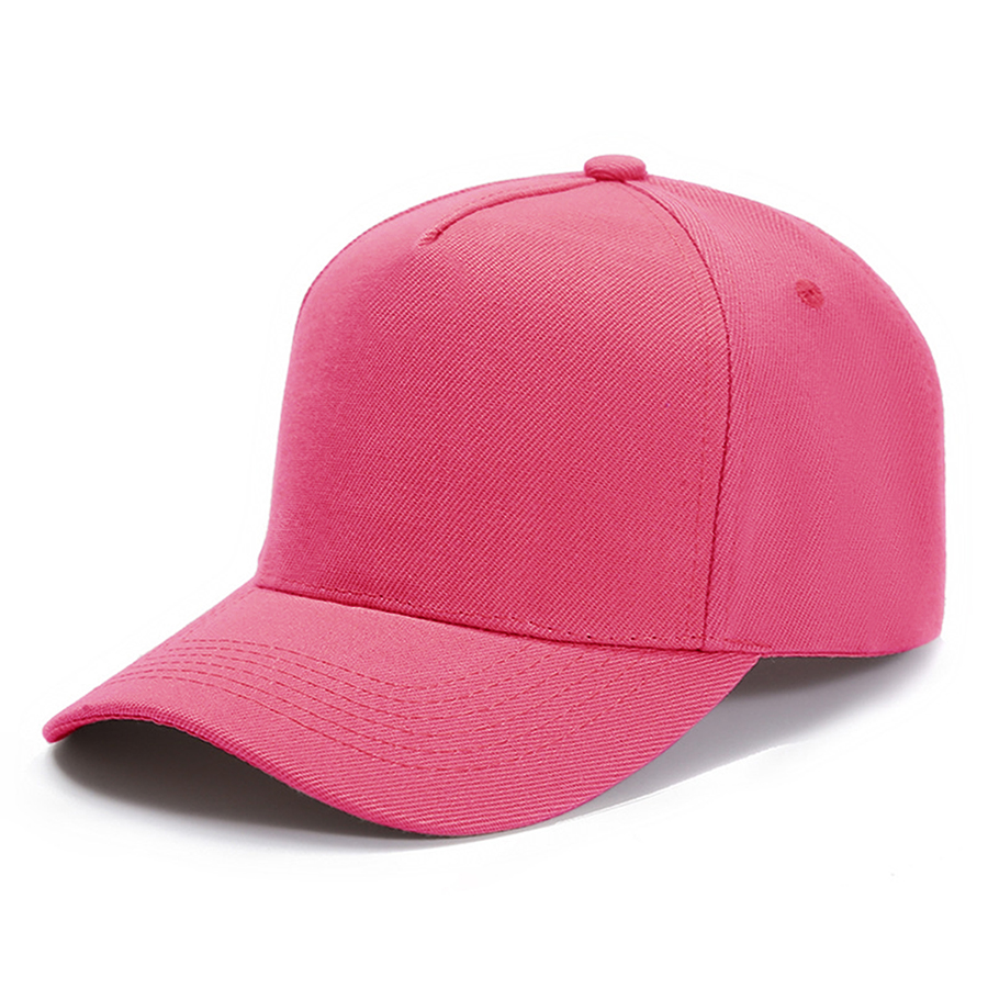 Stock Solid Color Polyester 5-Panel Cap 15