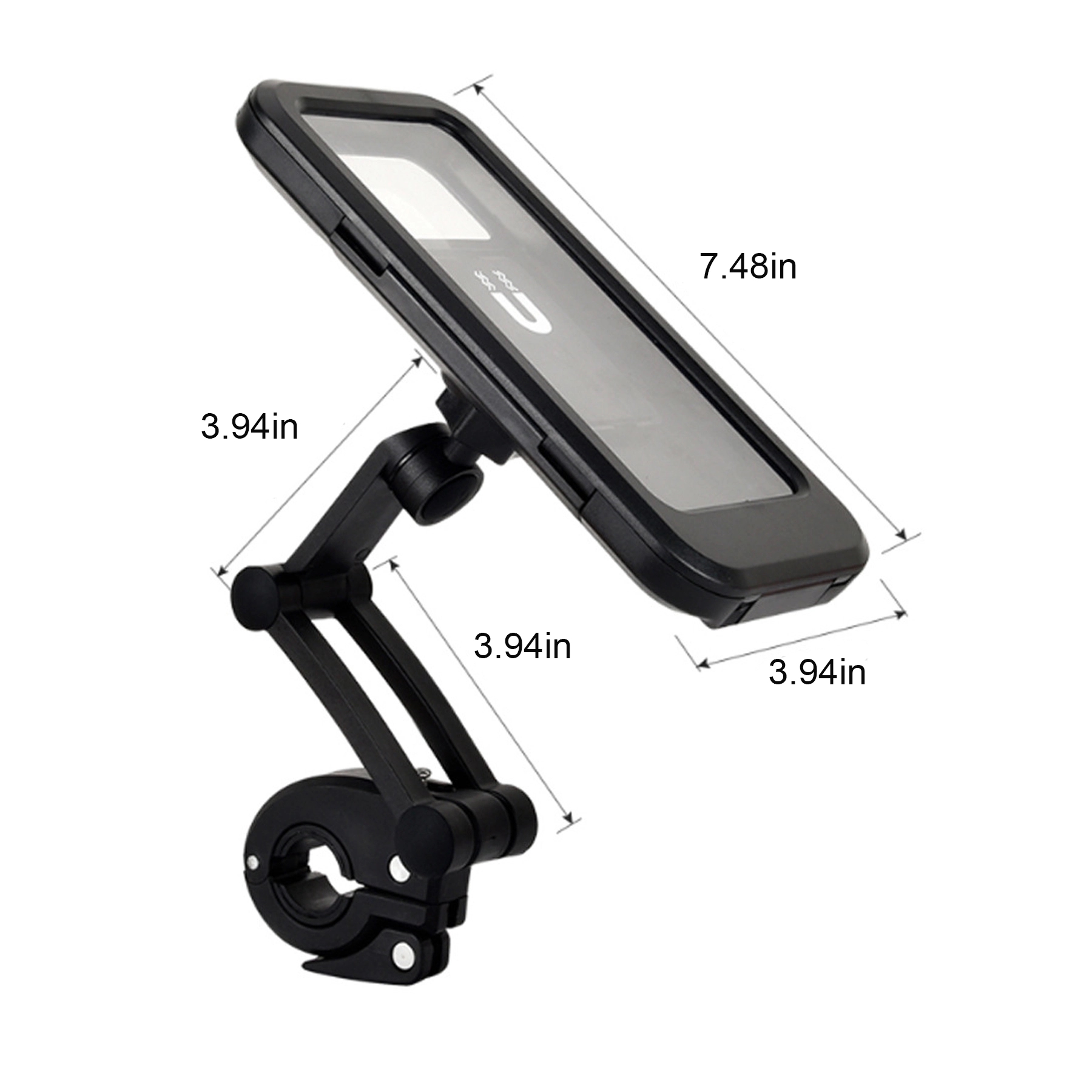 Motorcycle Bike Phone Mount Waterproof Mobile Box Case 1