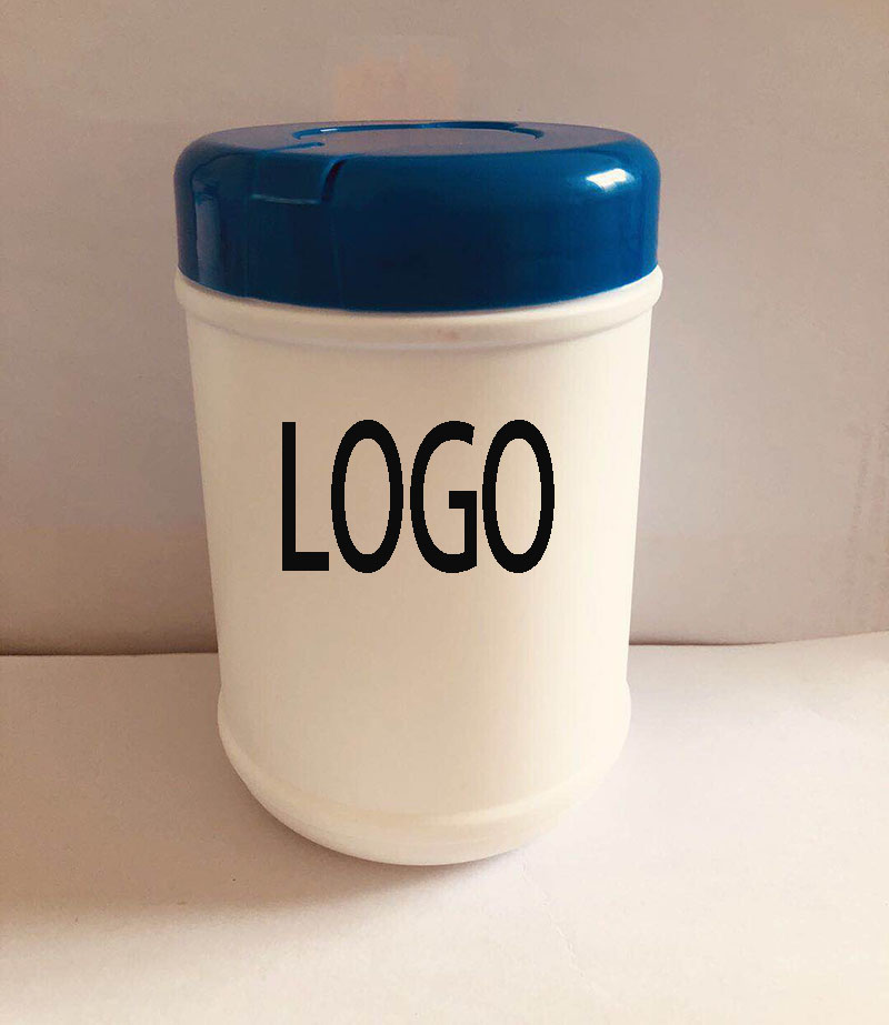 60 Sheets Hand Wipe Canister W/ Customized Sticker 1