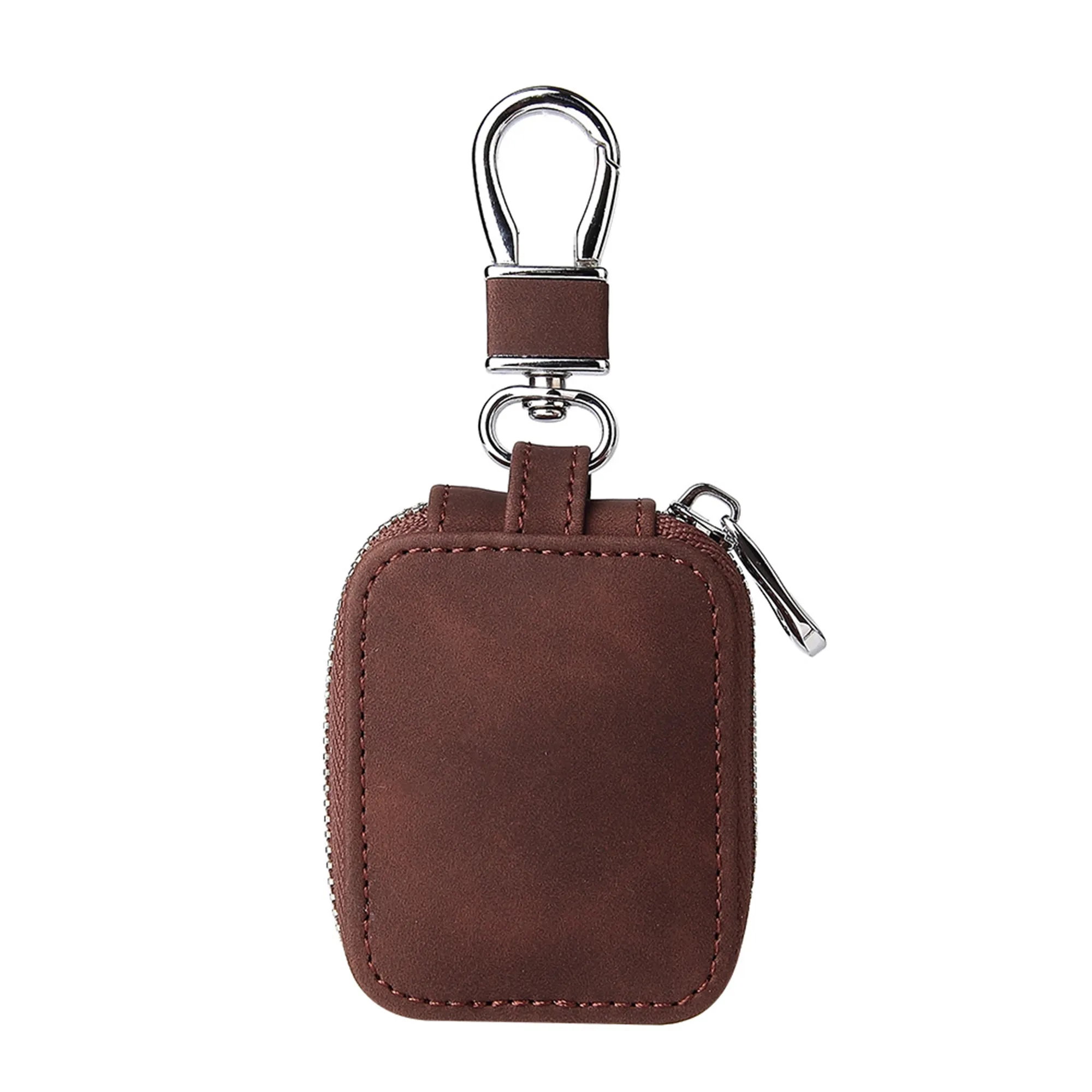 Compact Leather Storage Case with Metal Clasp 3